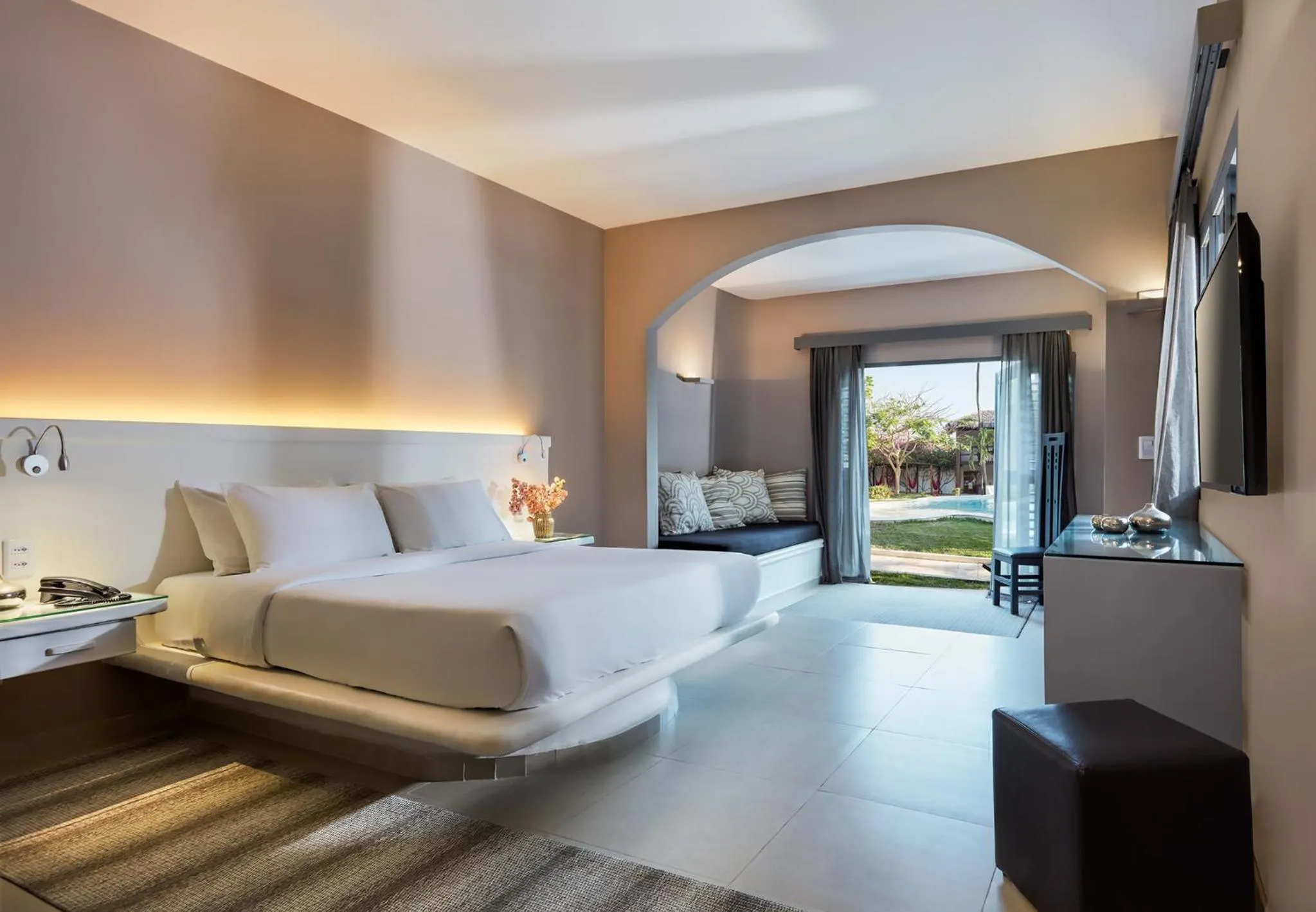 Bed in My Blue Hotel