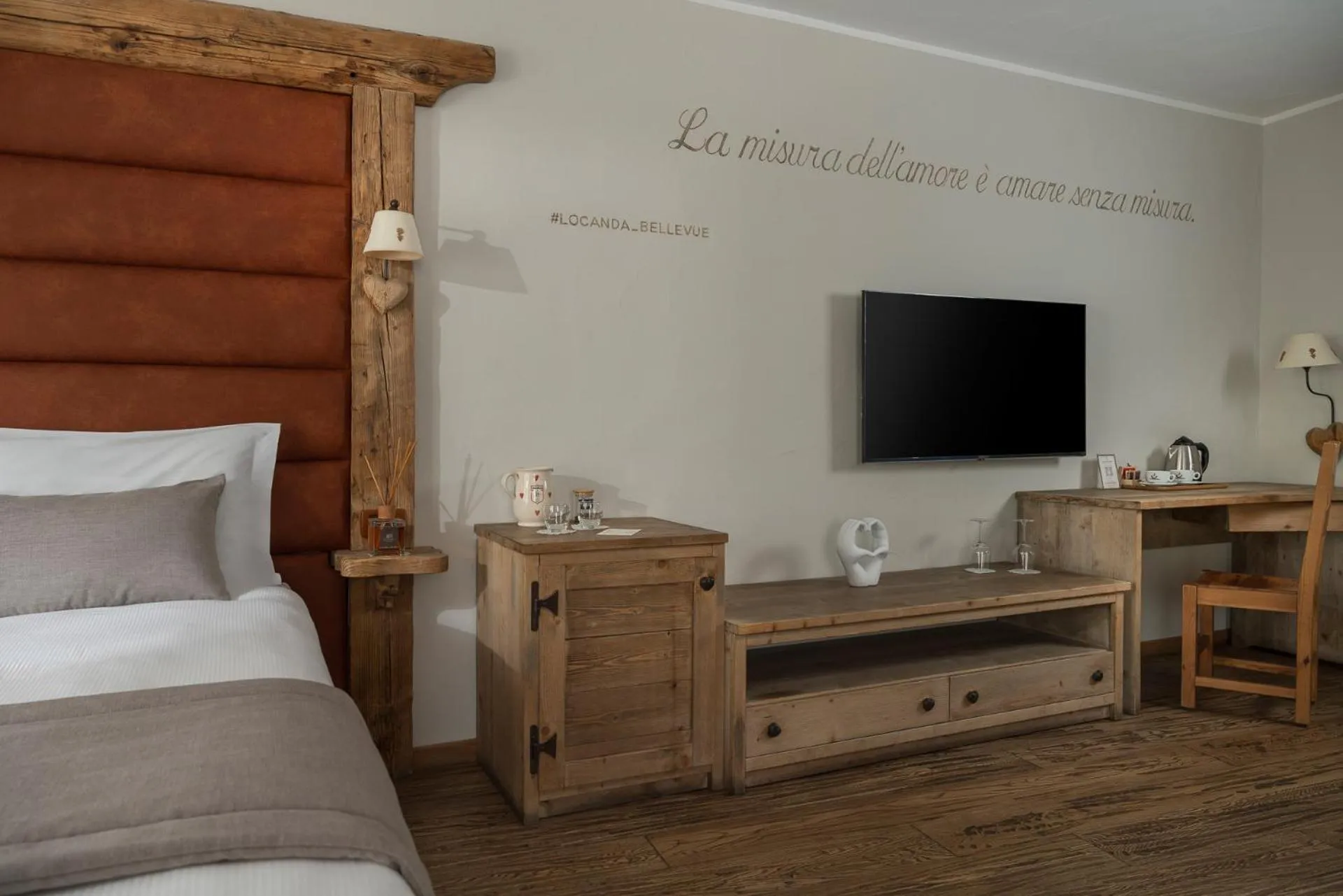 Bedroom, Bed in Locanda Bellevue