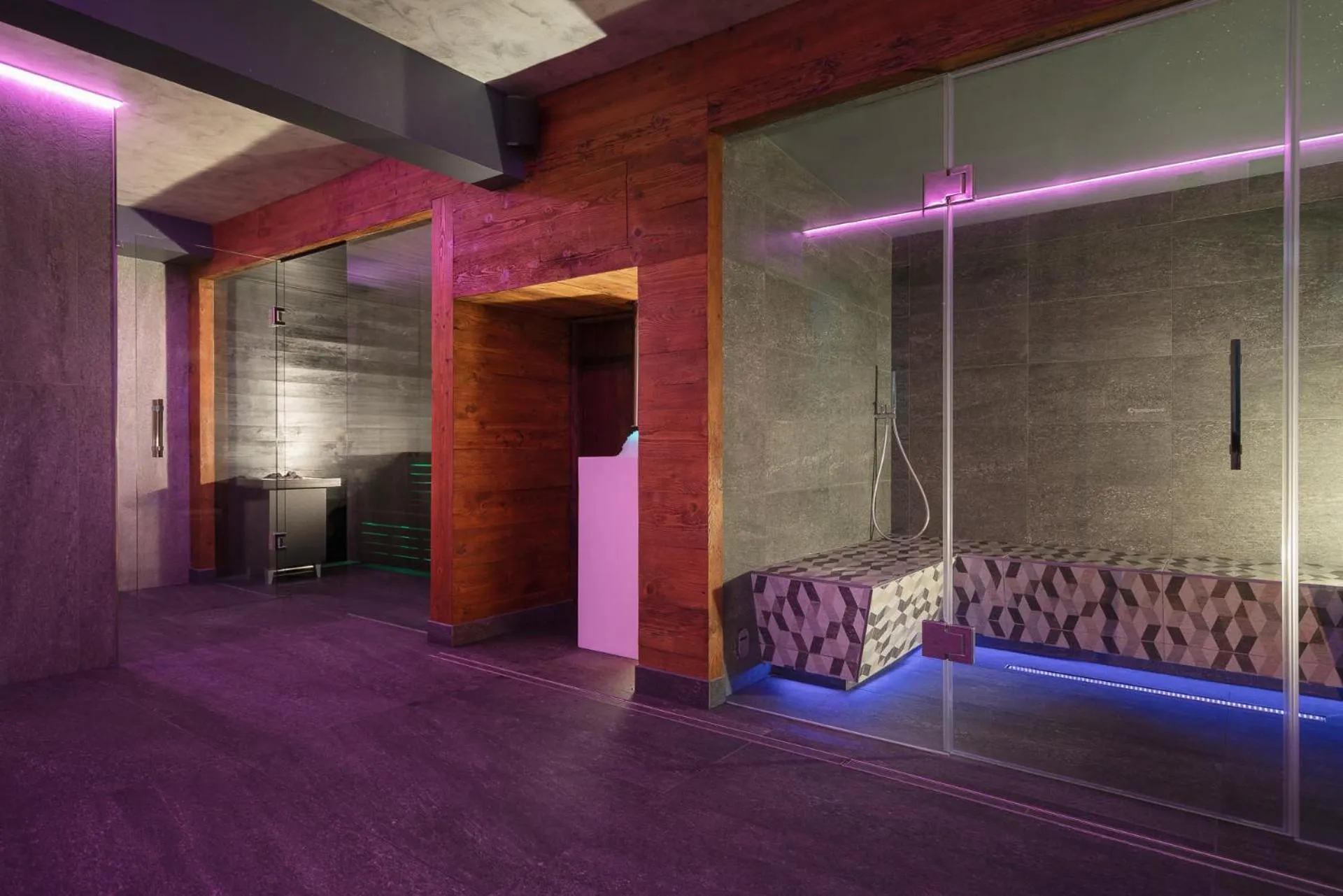 Sauna in Locanda Bellevue