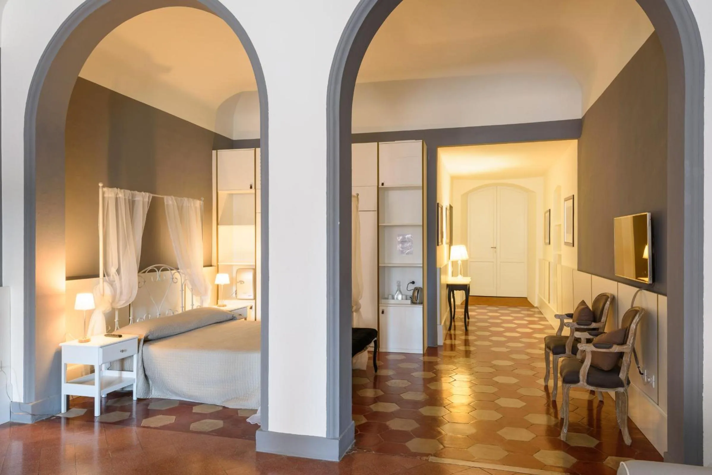 Bed in La Terrazza Sul Campo-Rooms Only