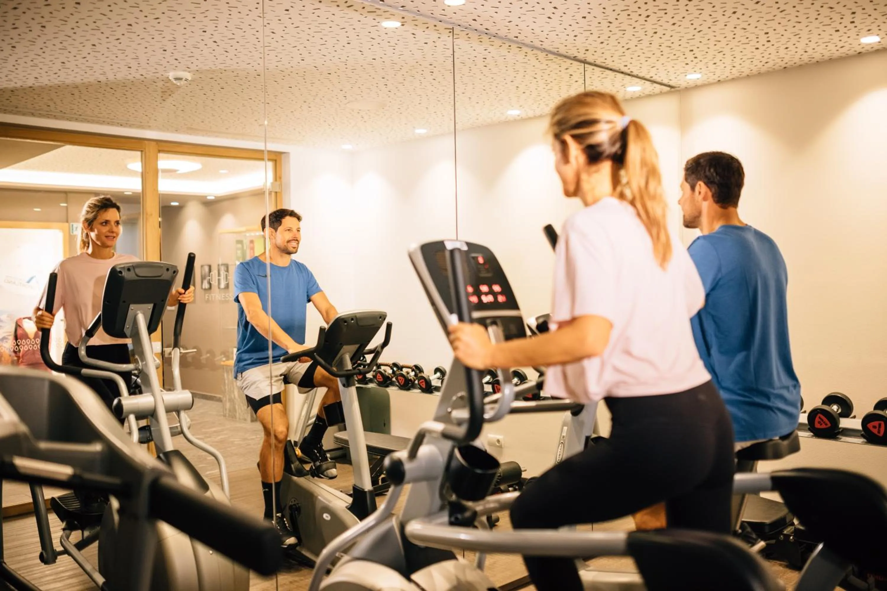 Fitness centre/facilities in Hotel Bad Fallenbach