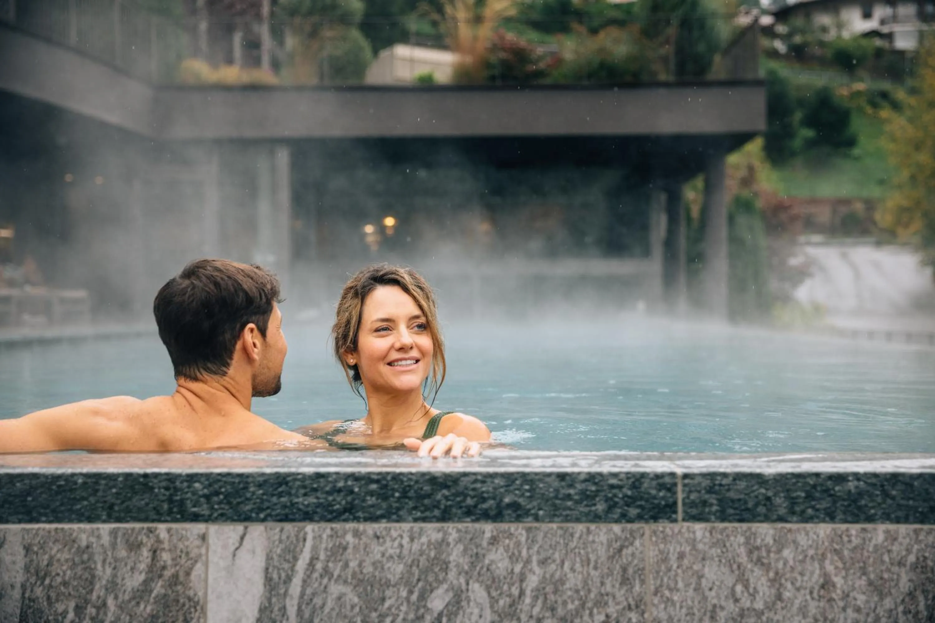 Swimming pool in Hotel Bad Fallenbach