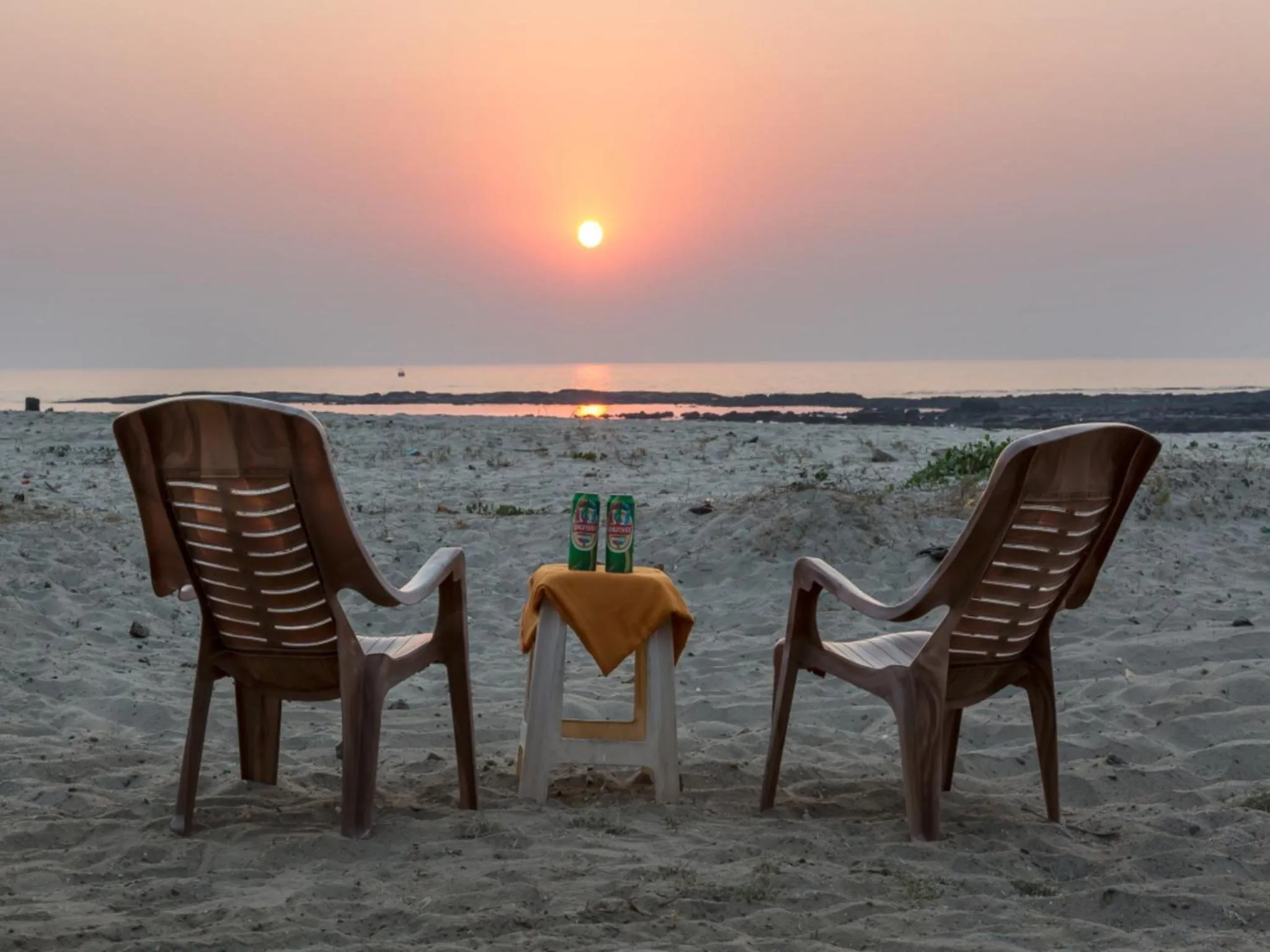 Neighbourhood in SaffronStays Salt Rim on the Beach, Korlai