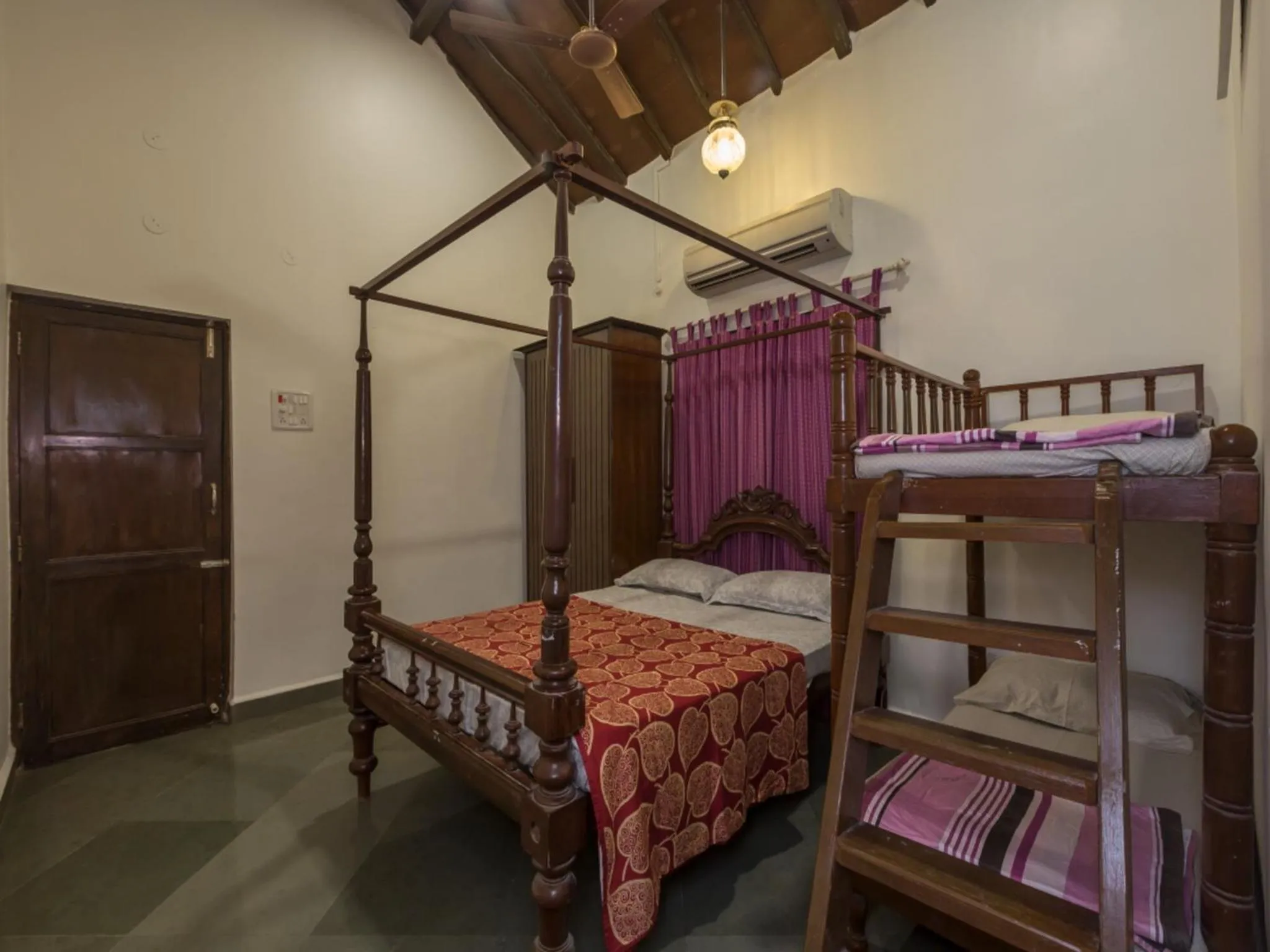 Bedroom, Bed in SaffronStays Salt Rim on the Beach, Korlai