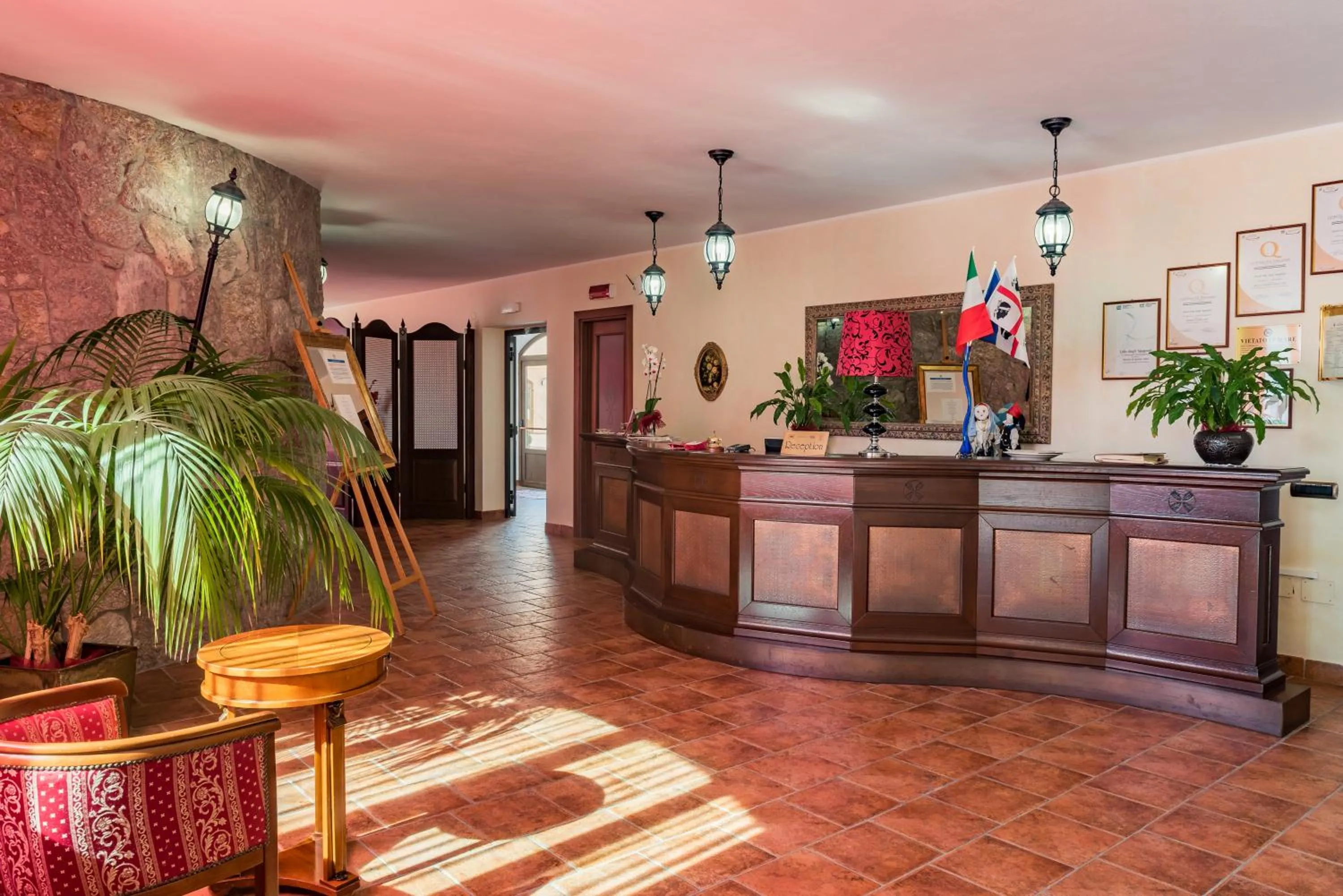 Lobby or reception in Hotel Lido degli Spagnoli Wellness & Spa