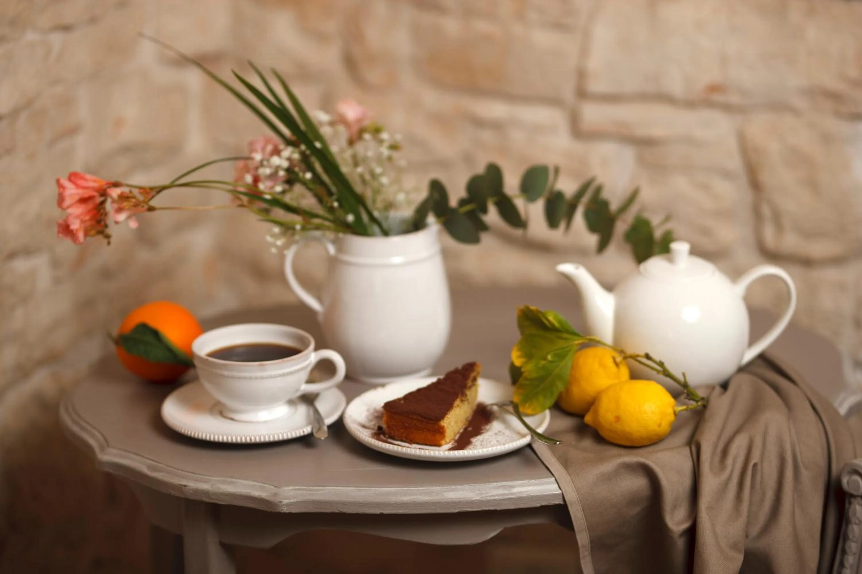 Food and drinks in Le Alcove - Luxury Hotel nei Trulli