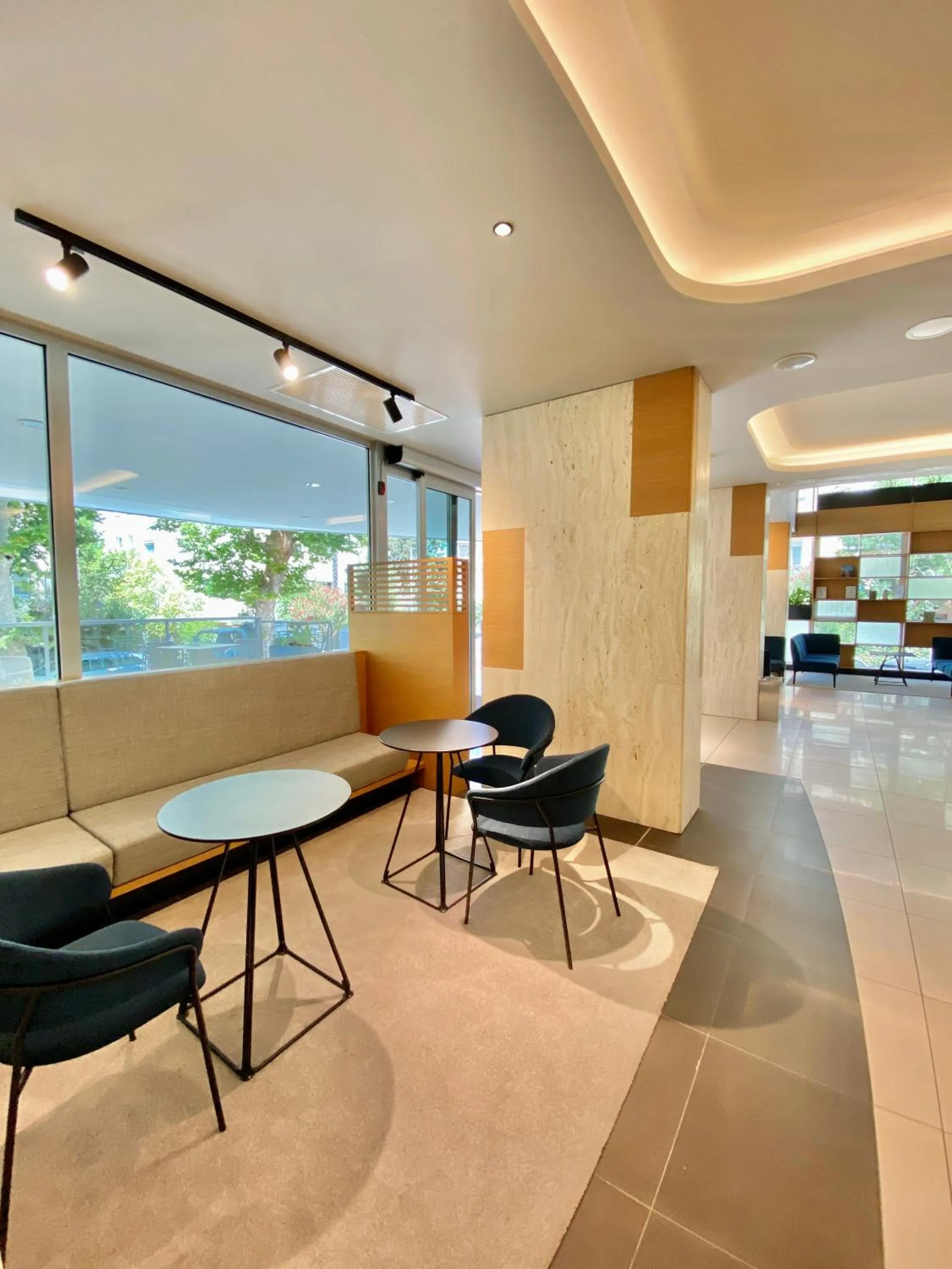 Lobby or reception in Aqua Hotel