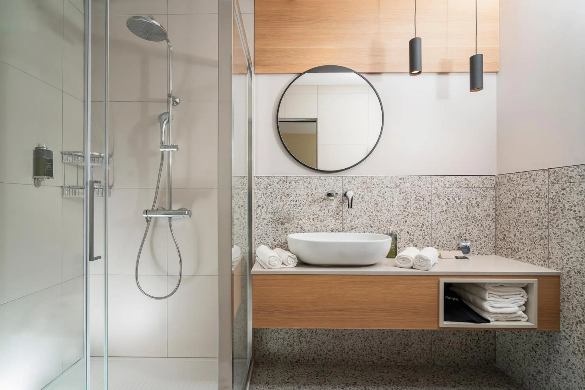 Bathroom in Aqua Hotel