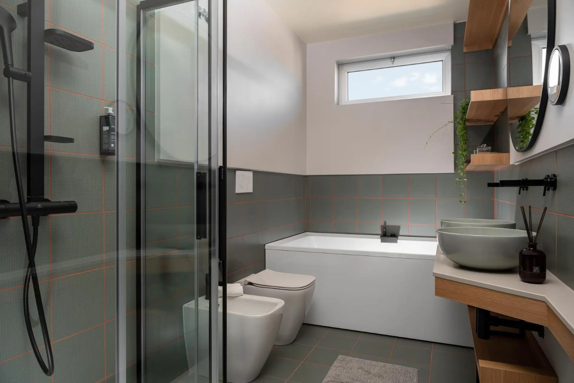 Bathroom in Aqua Hotel