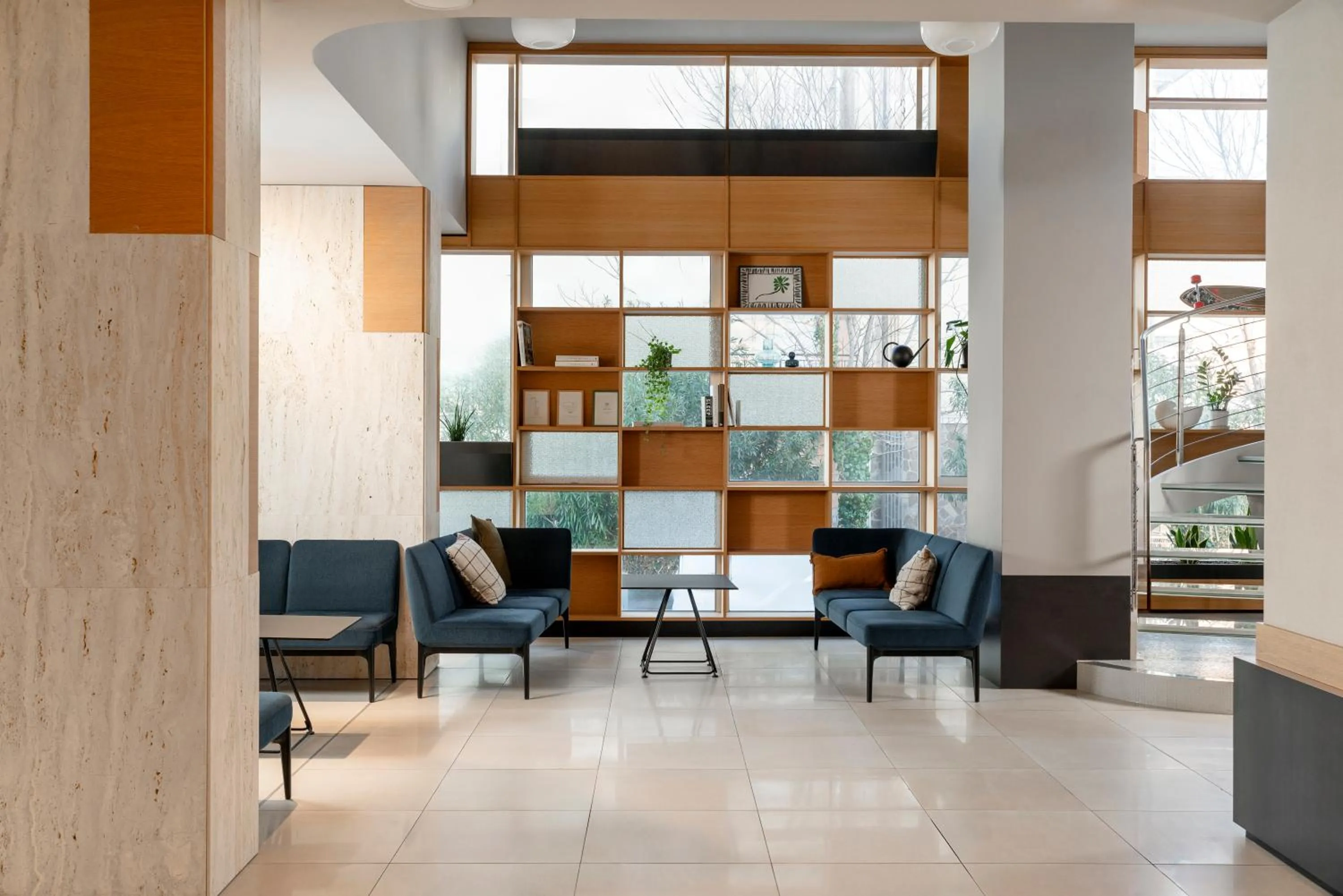 Lobby or reception in Aqua Hotel