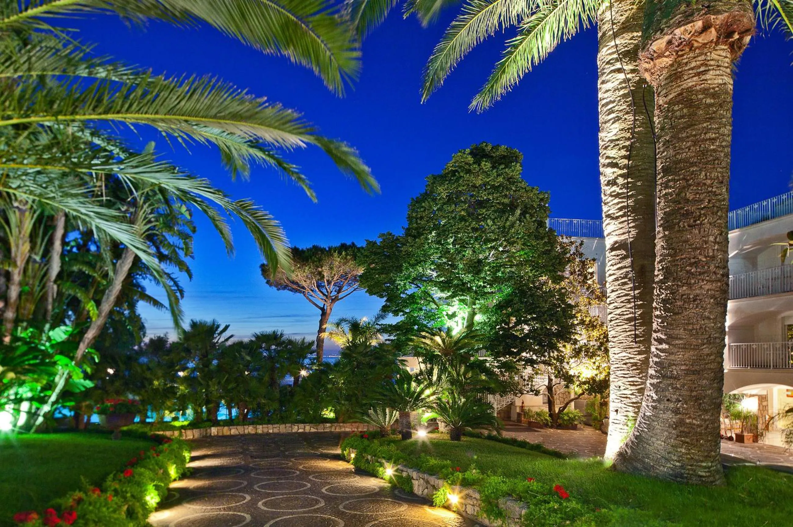 Garden in Grand Hotel Riviera