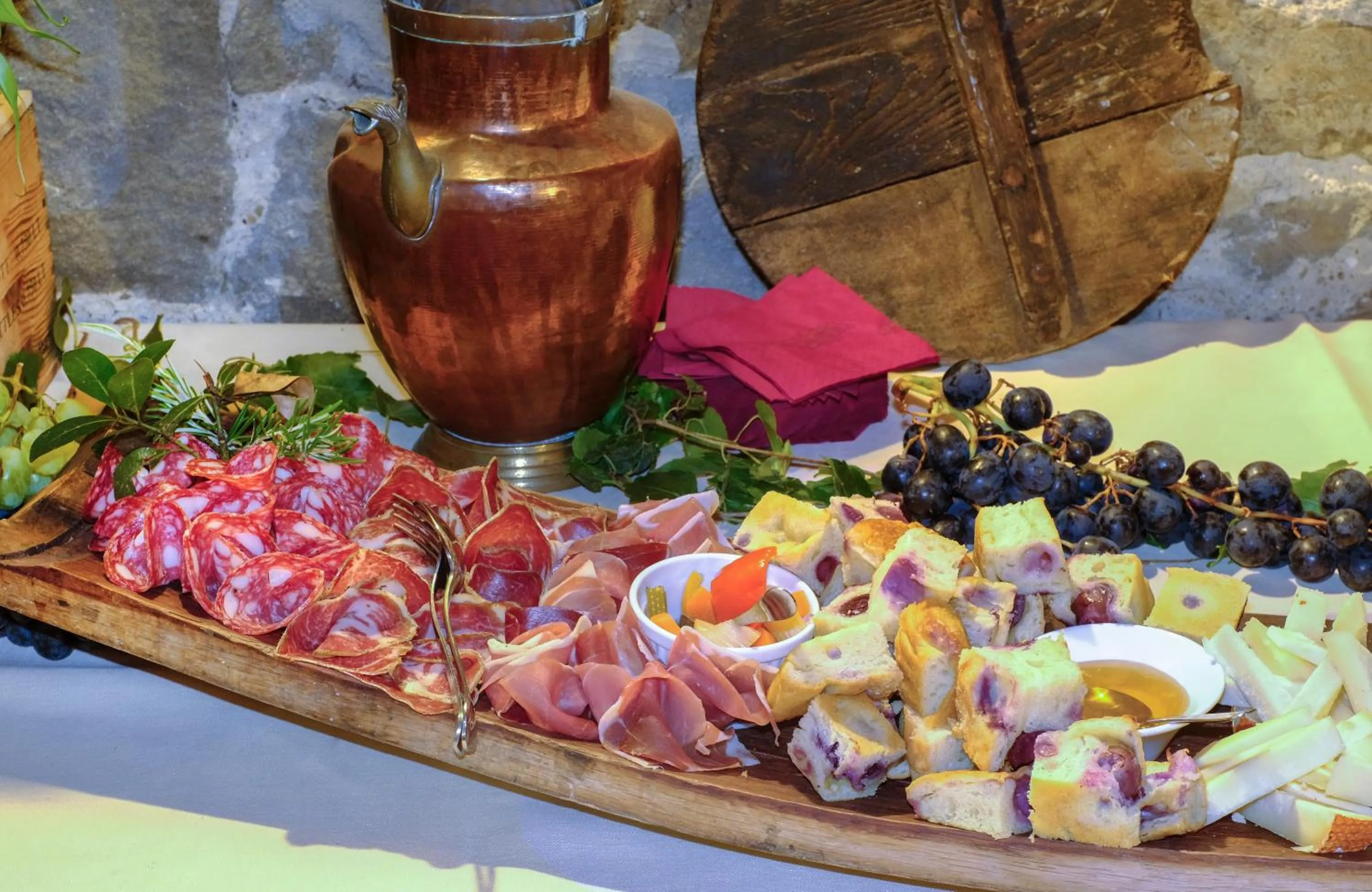 Food and drinks in Locanda Del Molino