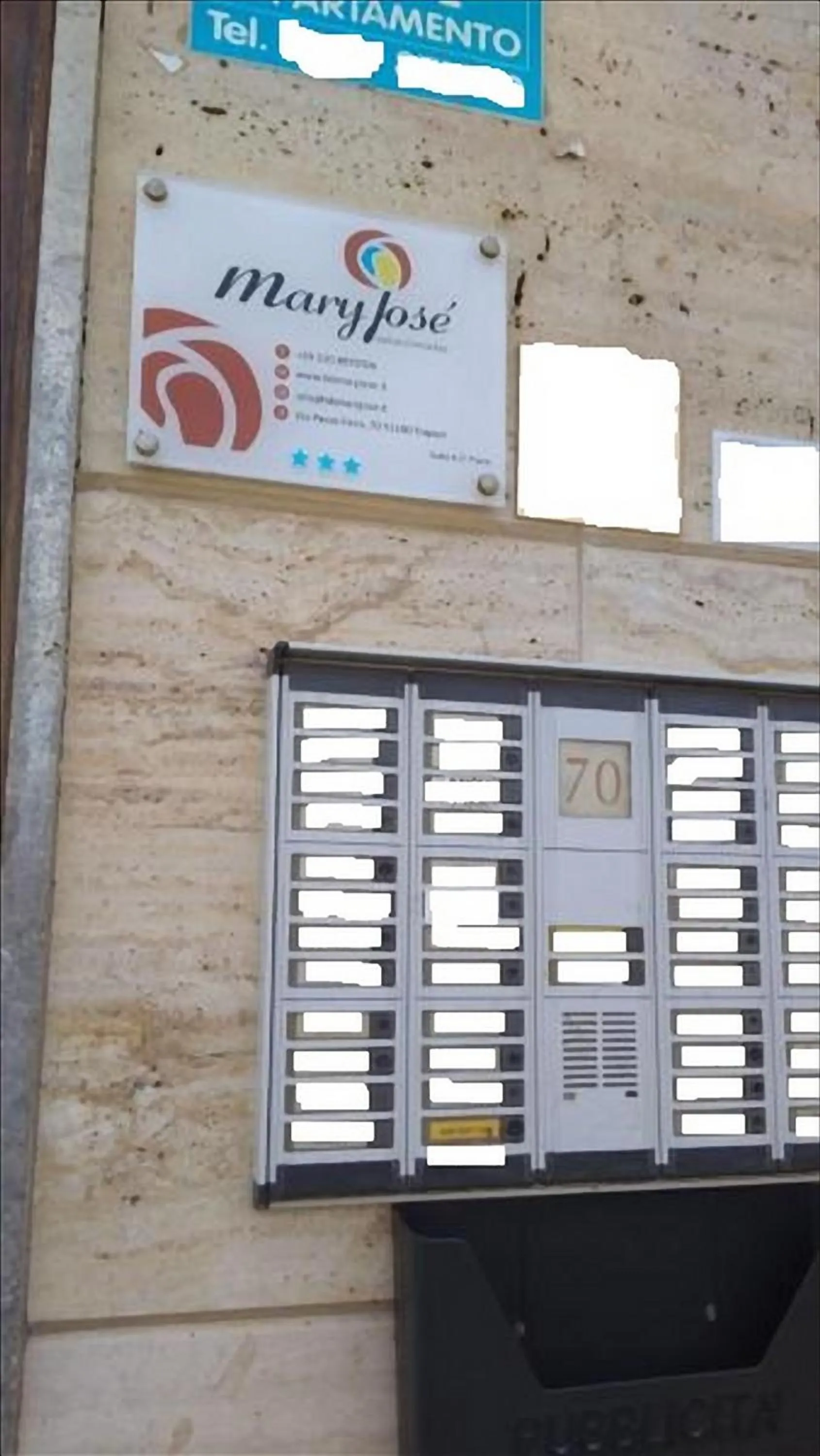 Property building in B&B MaryJosè