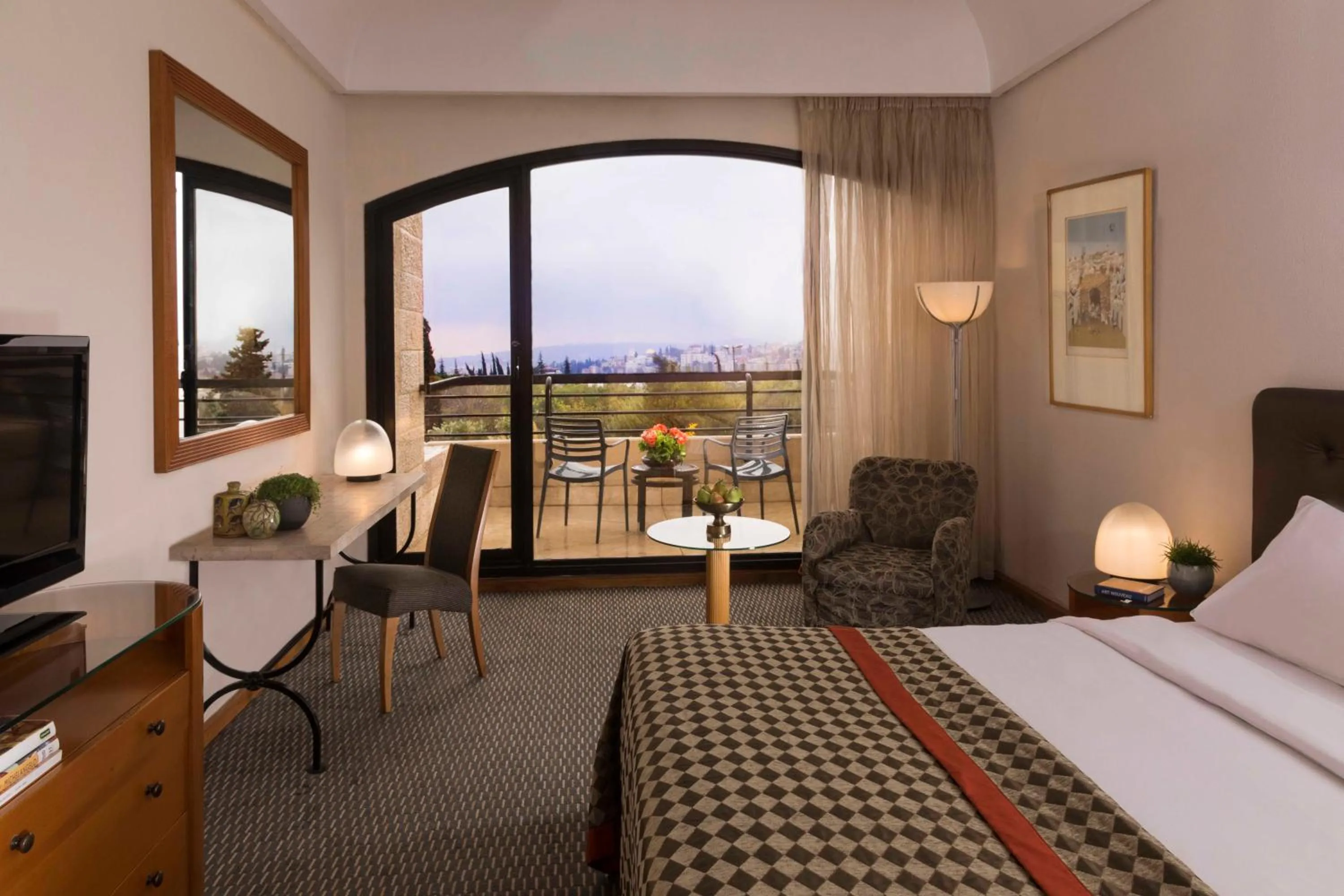 Bed in Dan Jerusalem Hotel