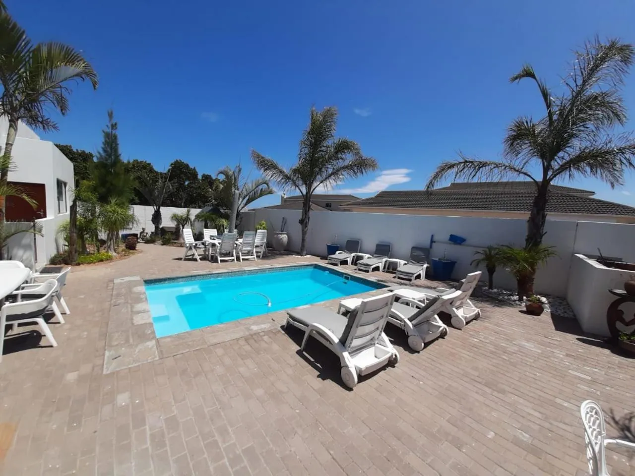 Swimming pool in Au Plais De Langebaan at Palm Tree Villa