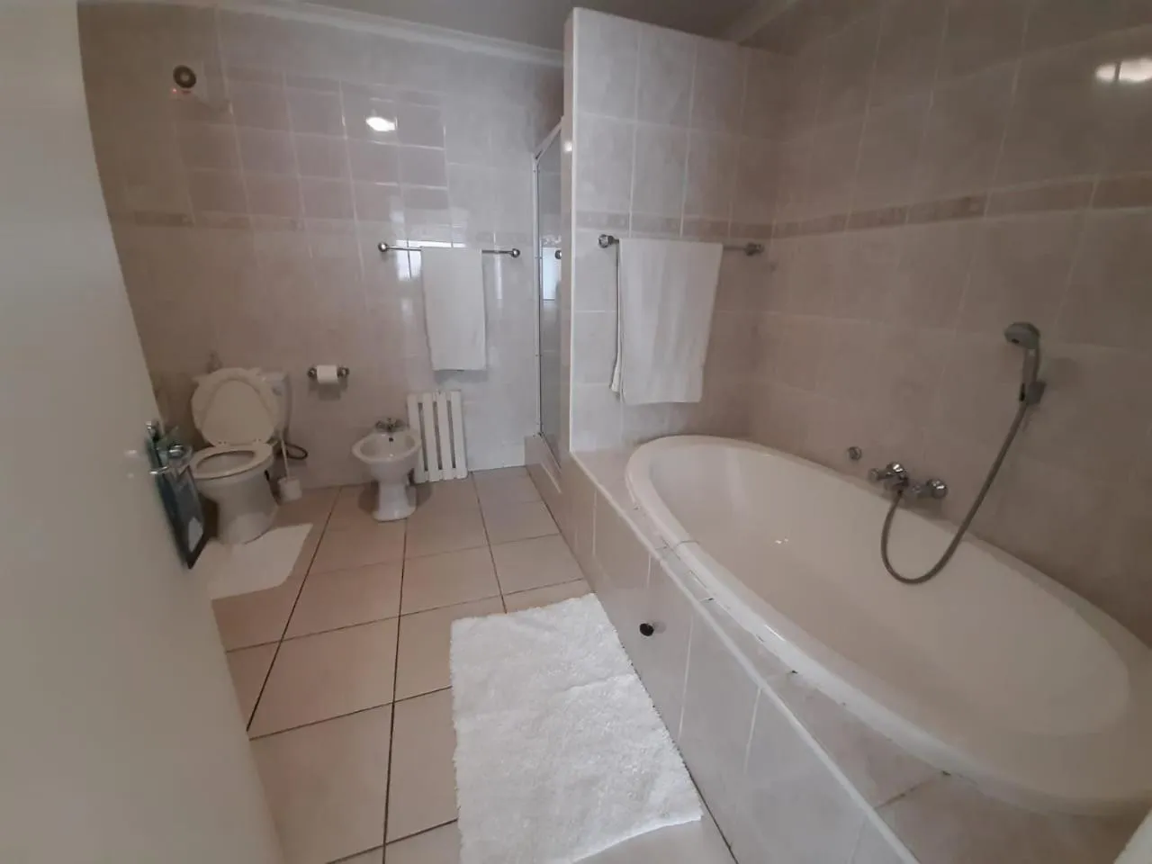 Bathroom in Au Plais De Langebaan at Palm Tree Villa