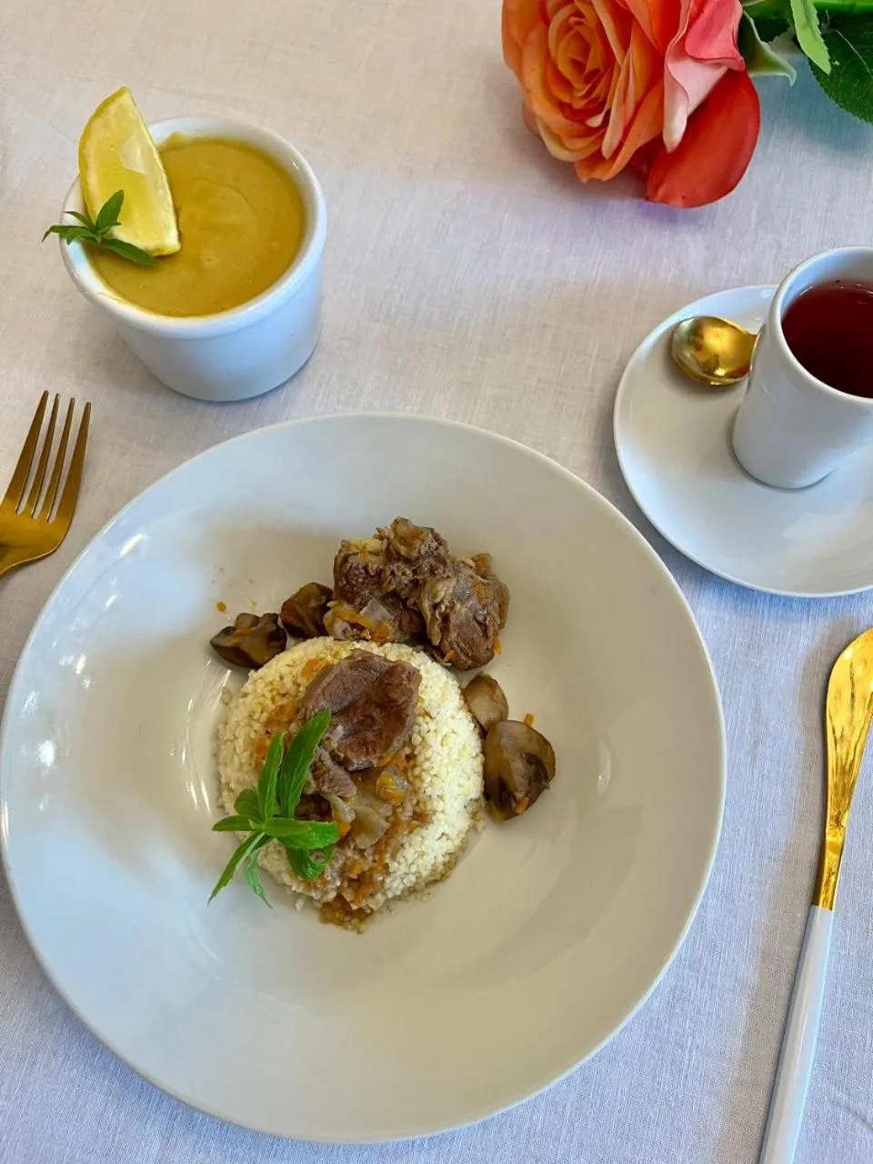 Food in Au Plais De Langebaan at Palm Tree Villa