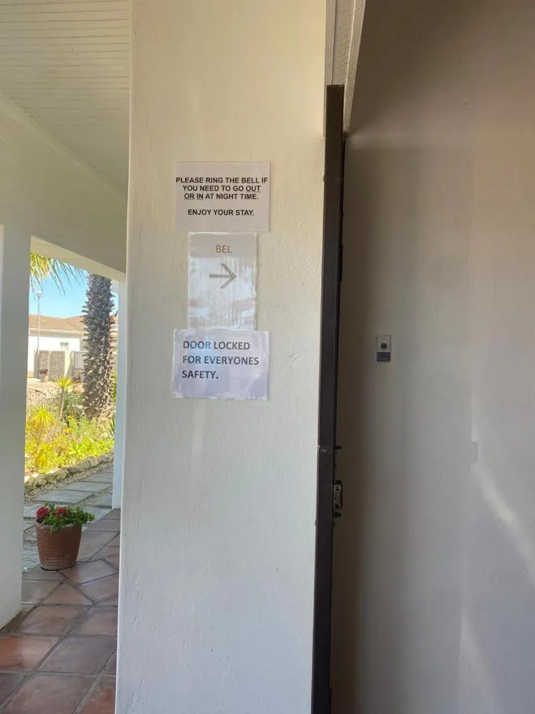 Text overlay in Au Plais De Langebaan at Palm Tree Villa