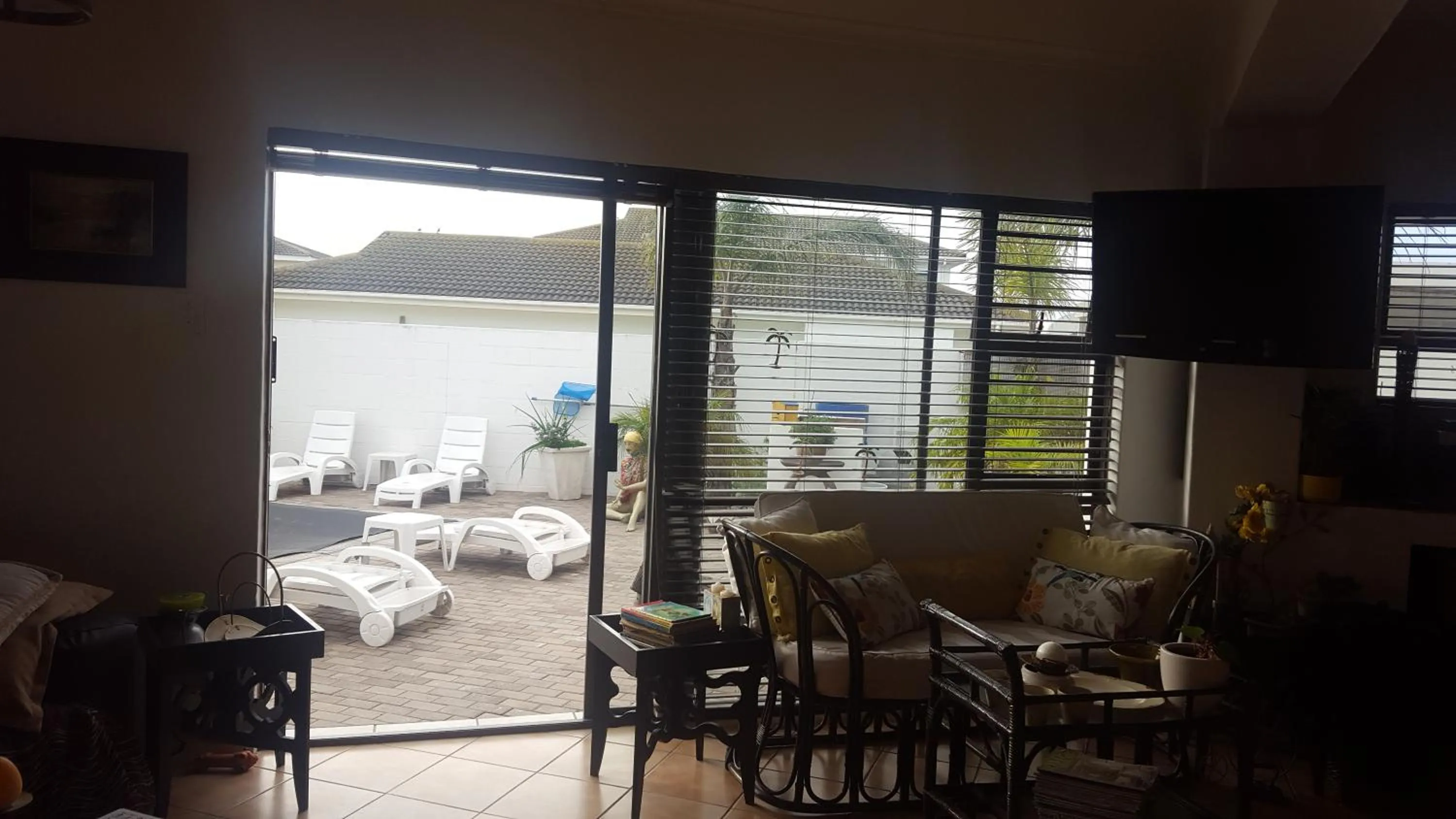 Pool view in Au Plais De Langebaan at Palm Tree Villa