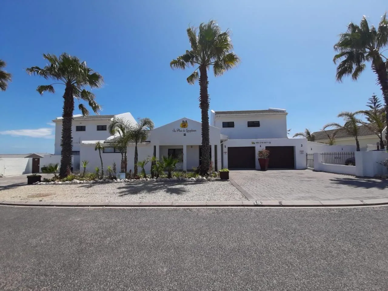 Street view in Au Plais De Langebaan at Palm Tree Villa