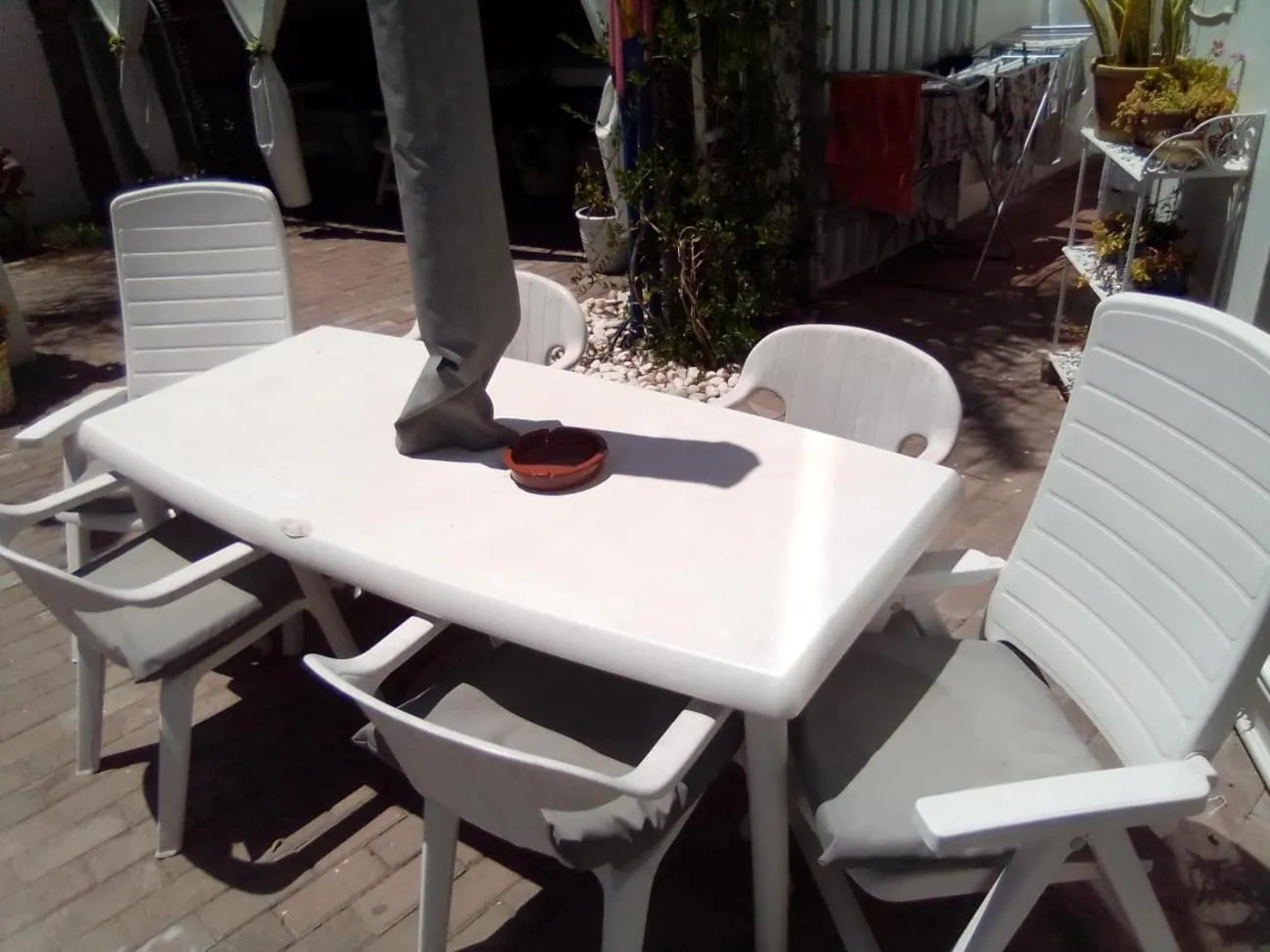 Seating area in Au Plais De Langebaan at Palm Tree Villa