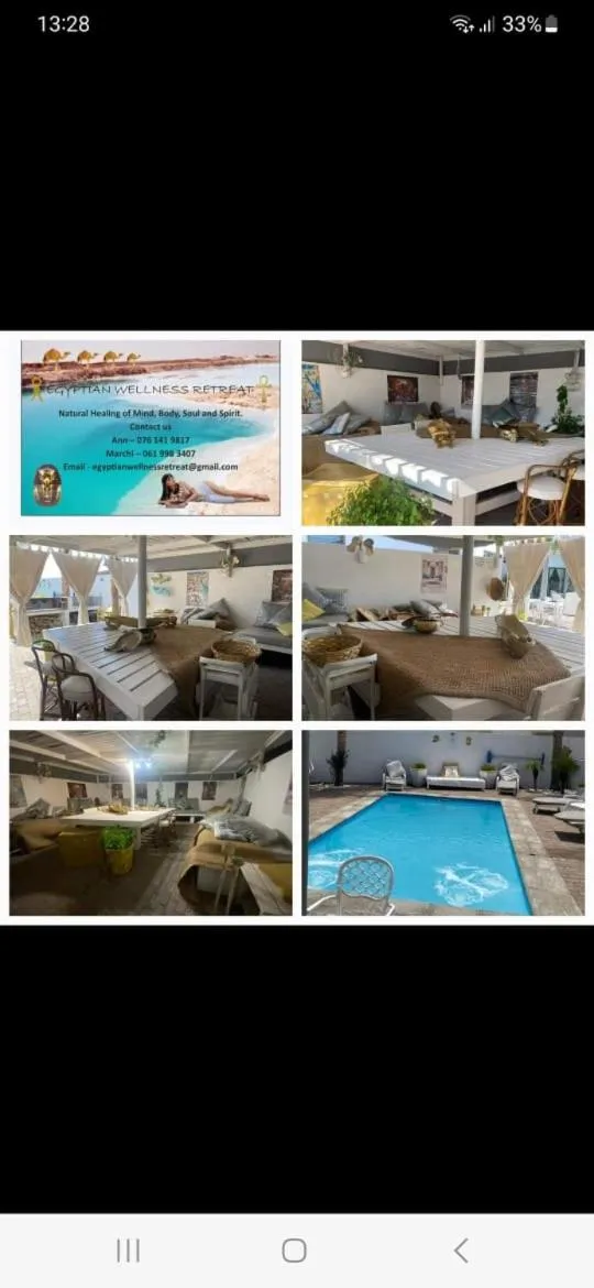 Swimming pool in Au Plais De Langebaan at Palm Tree Villa