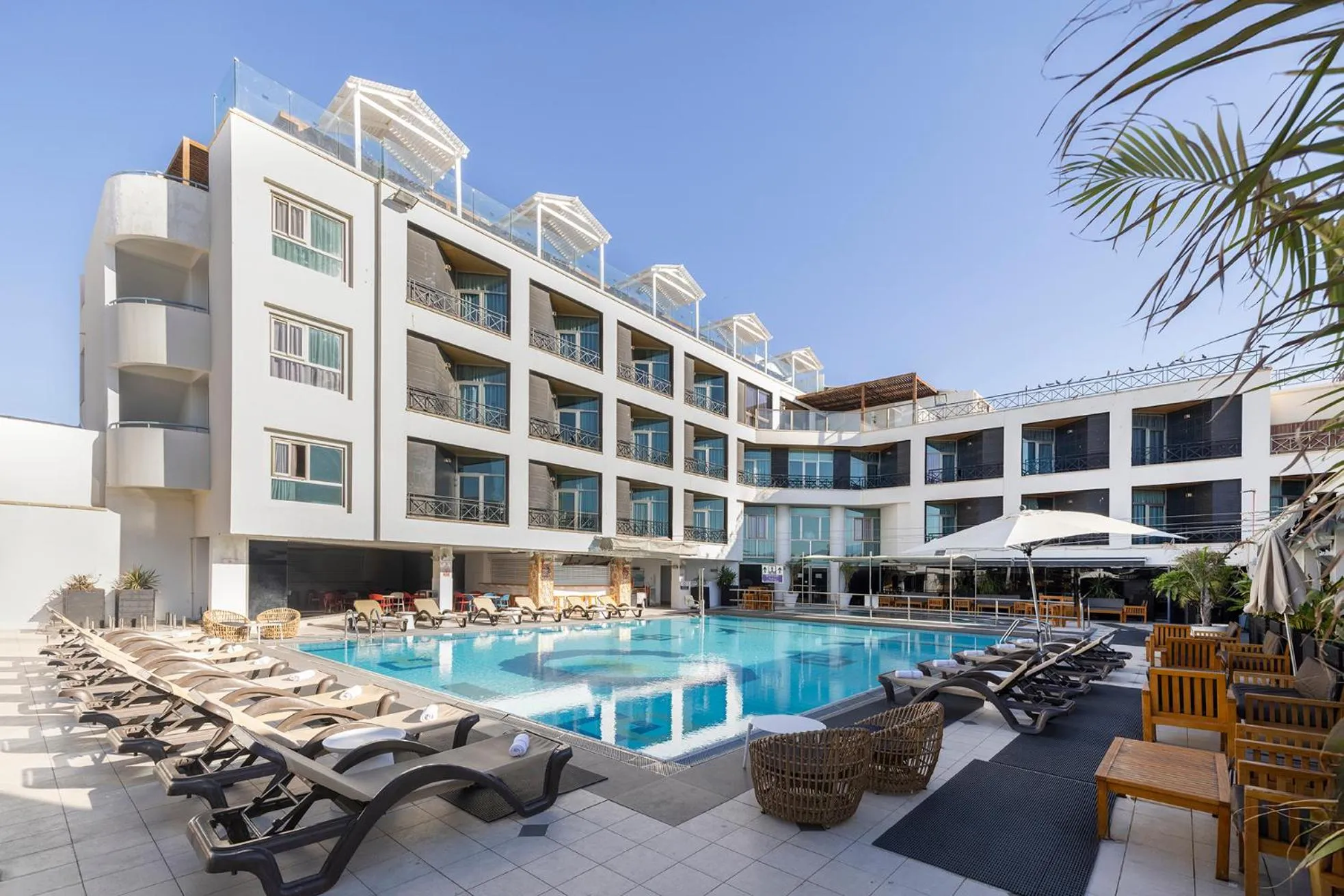 Swimming pool in EVE Eilat by Adam Hotels