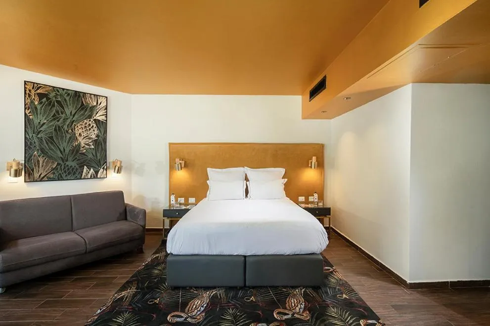 Bed in EVE Eilat by Adam Hotels