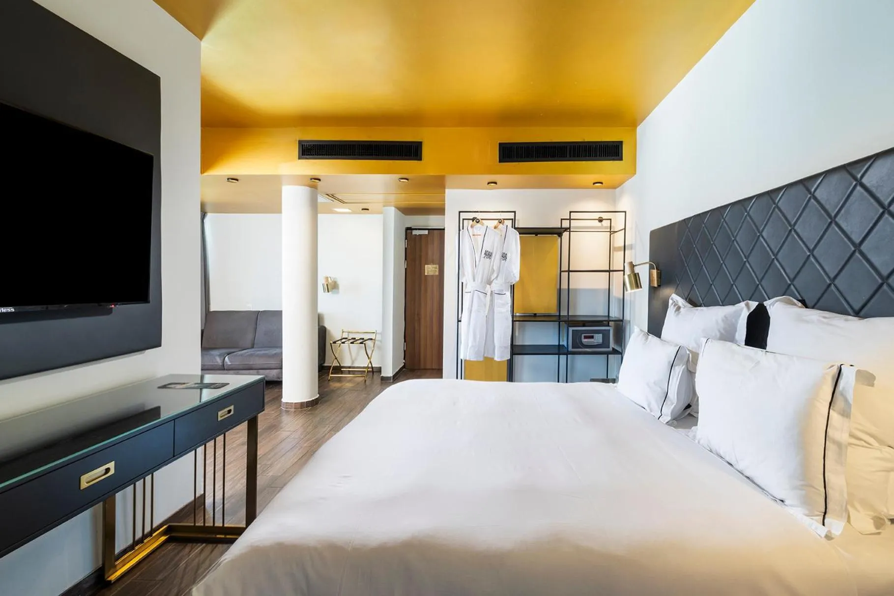 Bed in EVE Eilat by Adam Hotels