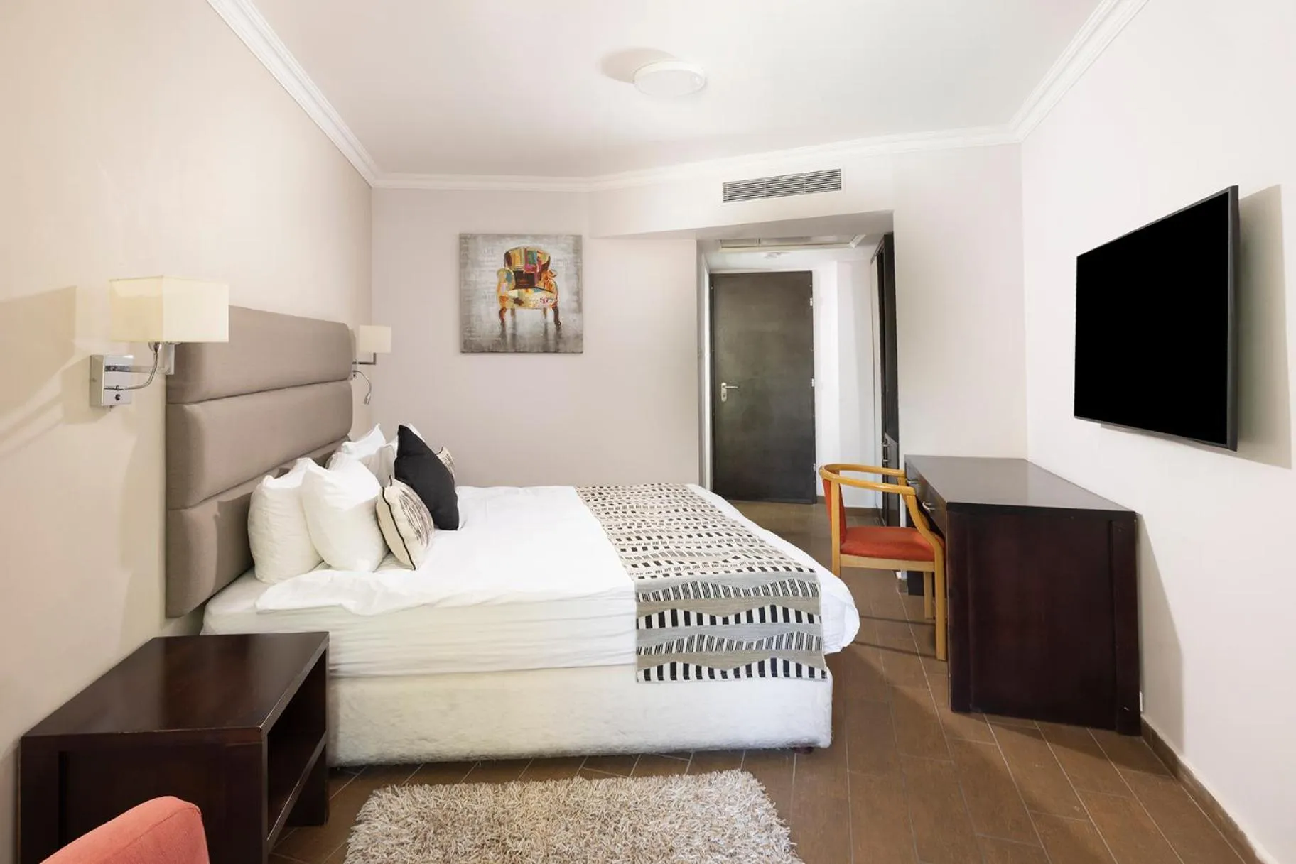 Bedroom, Bed in C Hotel Neve Ilan