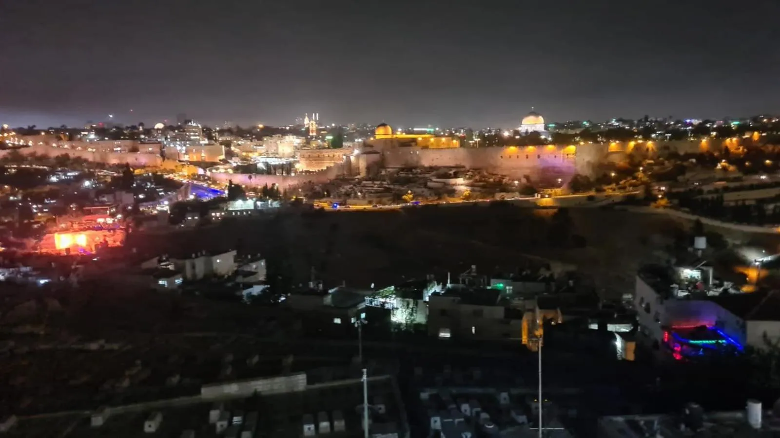 Night in Jerusalem Panorama Hotel