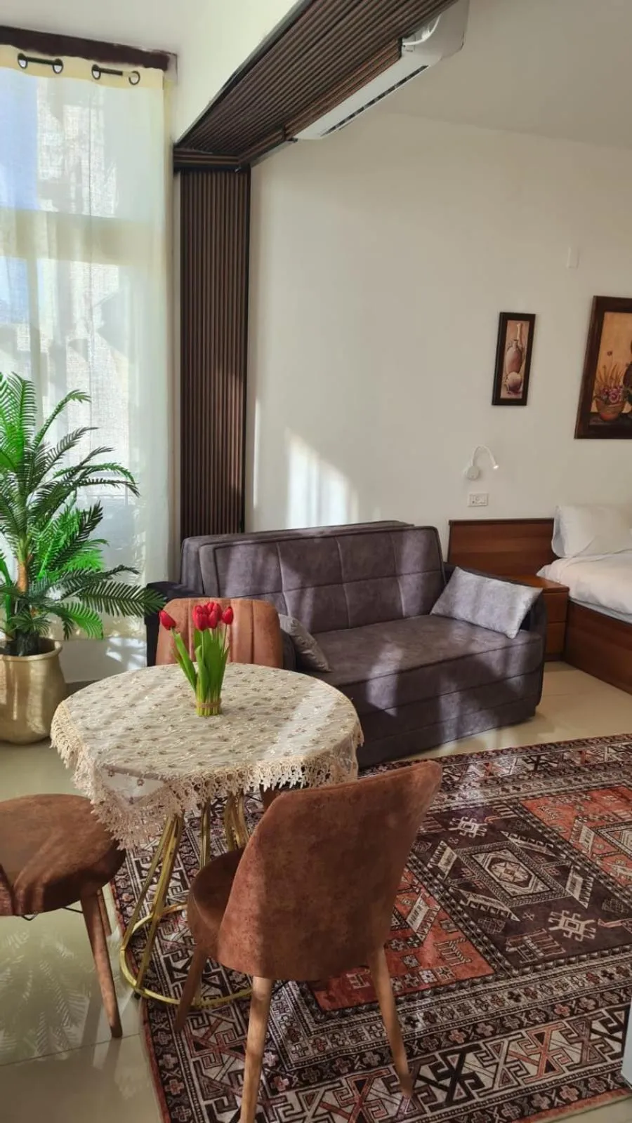 Seating area in Jerusalem Panorama Hotel