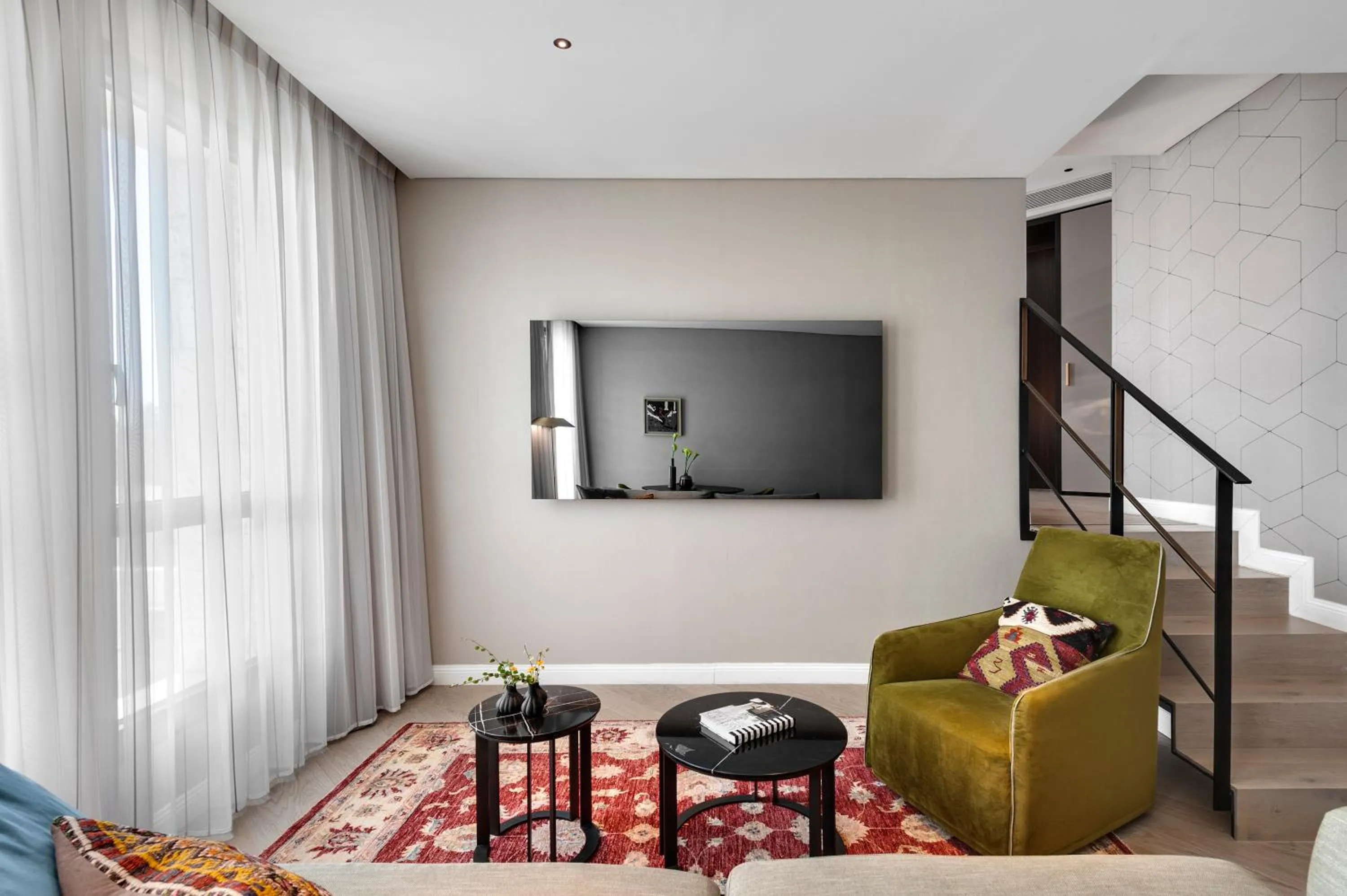 Seating area in The Inbal Jerusalem