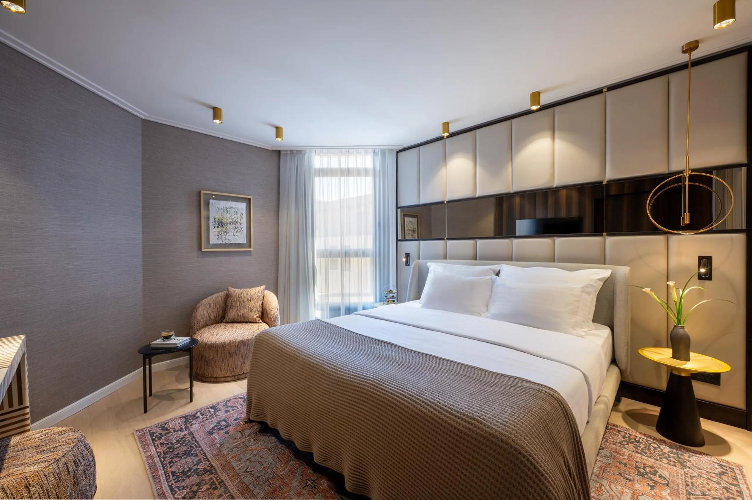 Bedroom, Bed in The Inbal Jerusalem