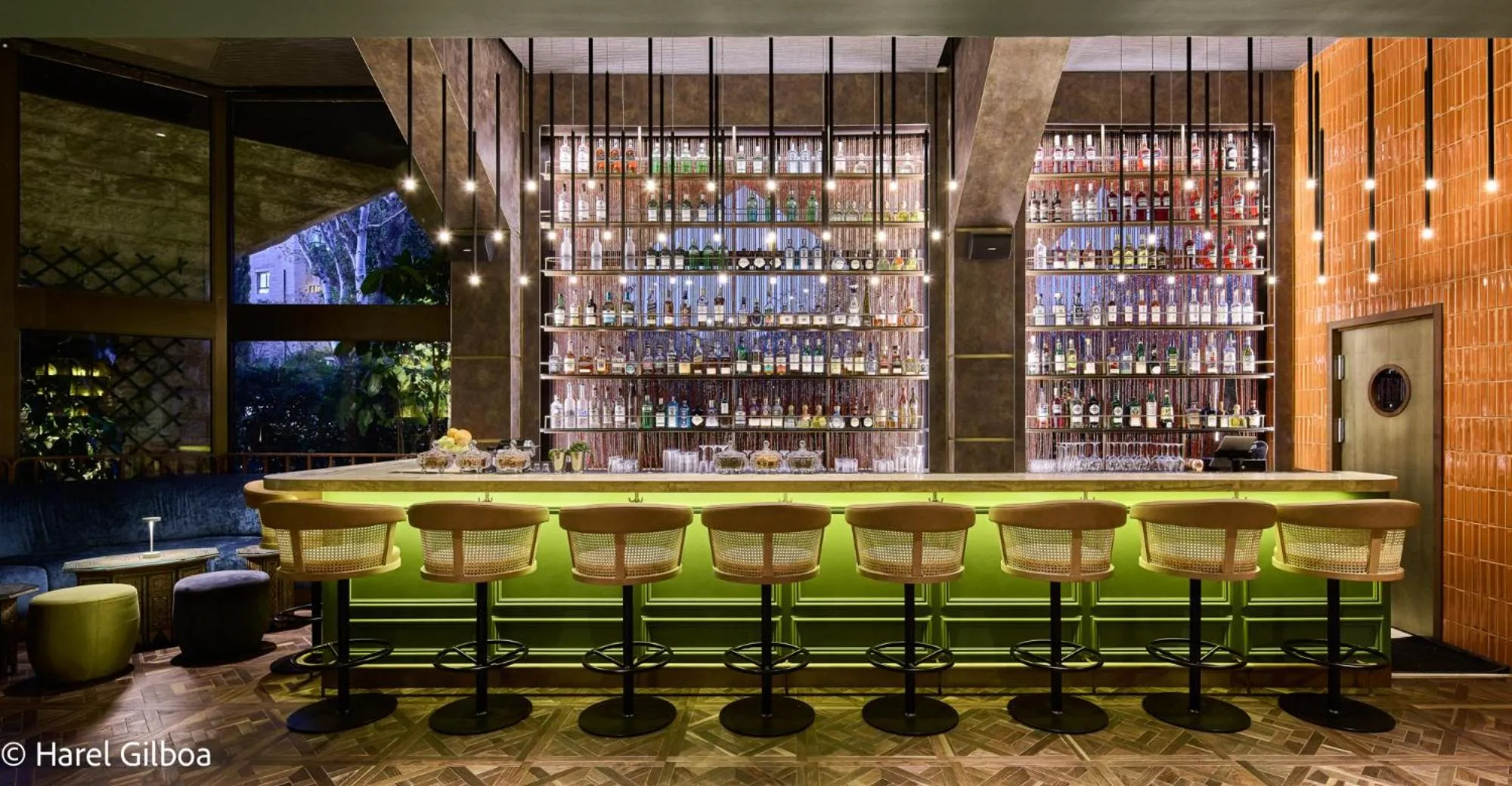 Lounge or bar in The Inbal Jerusalem