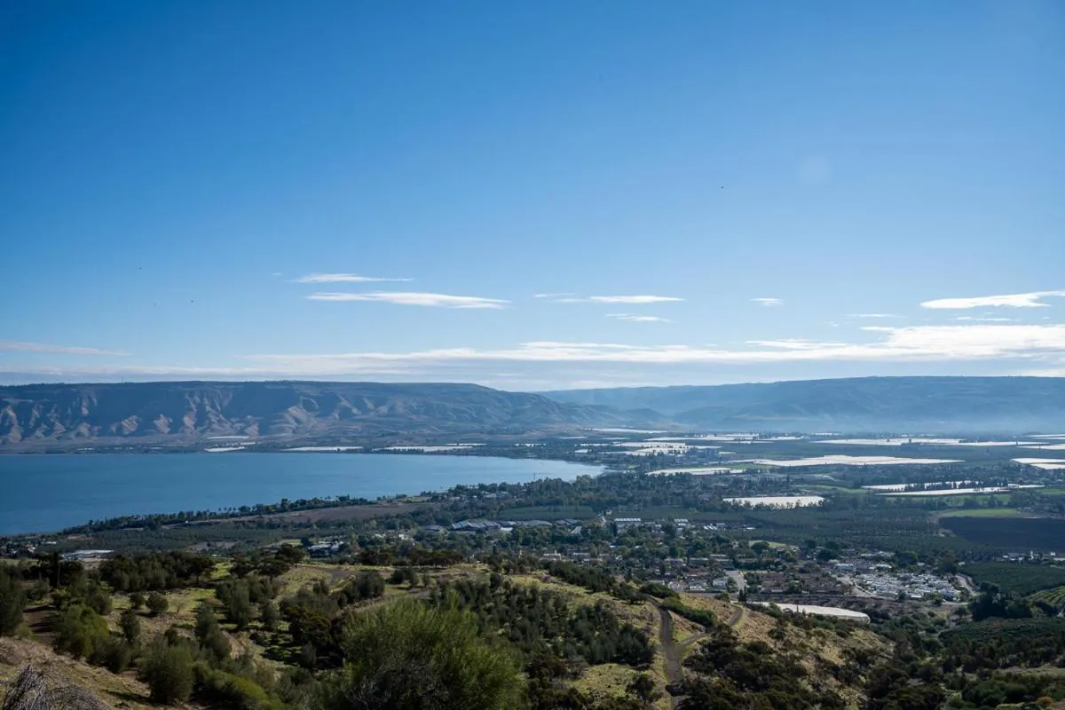 Natural landscape in Jacob Ohalo Kinneret