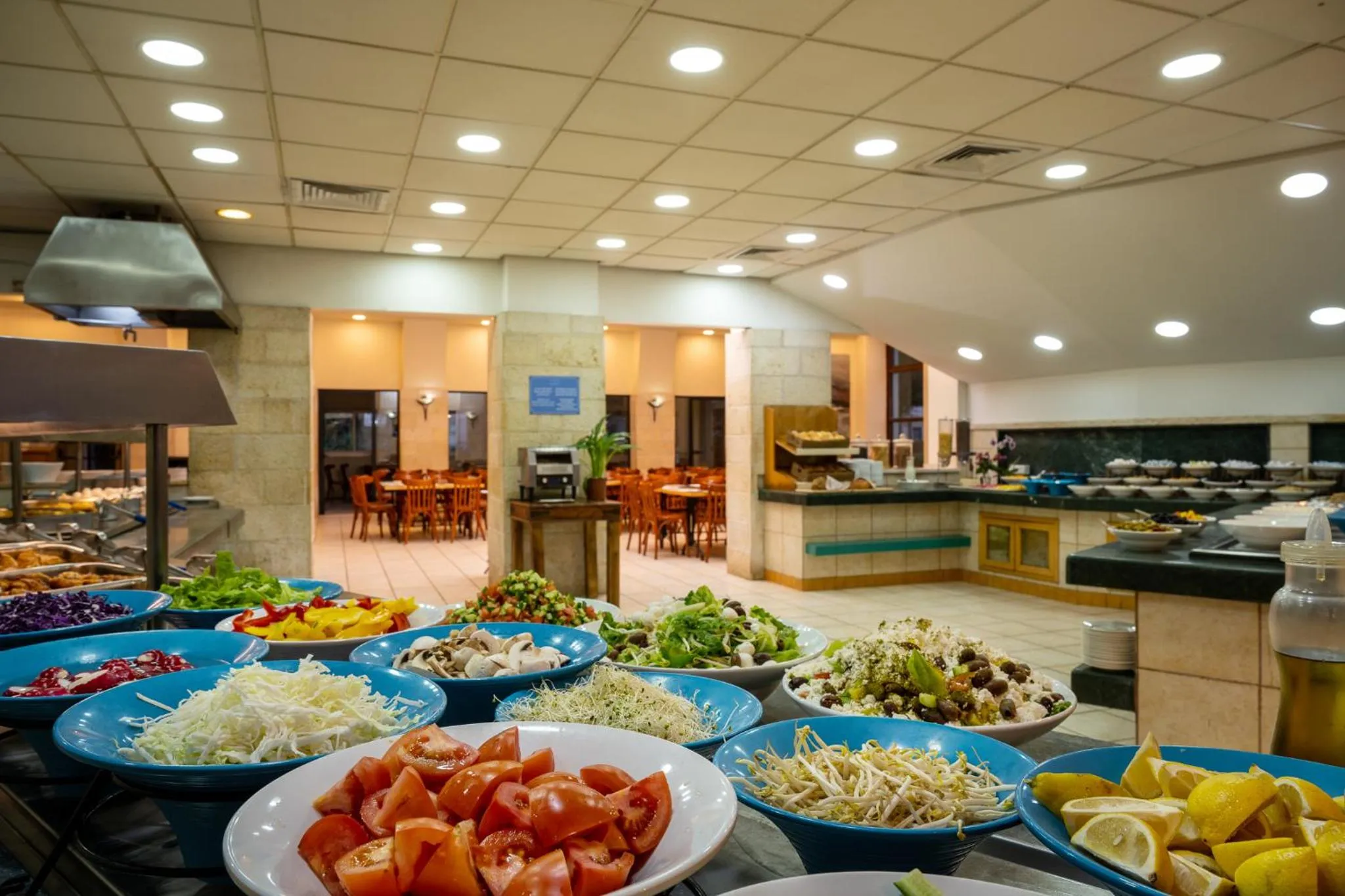 Buffet breakfast in Jacob Ohalo Kinneret