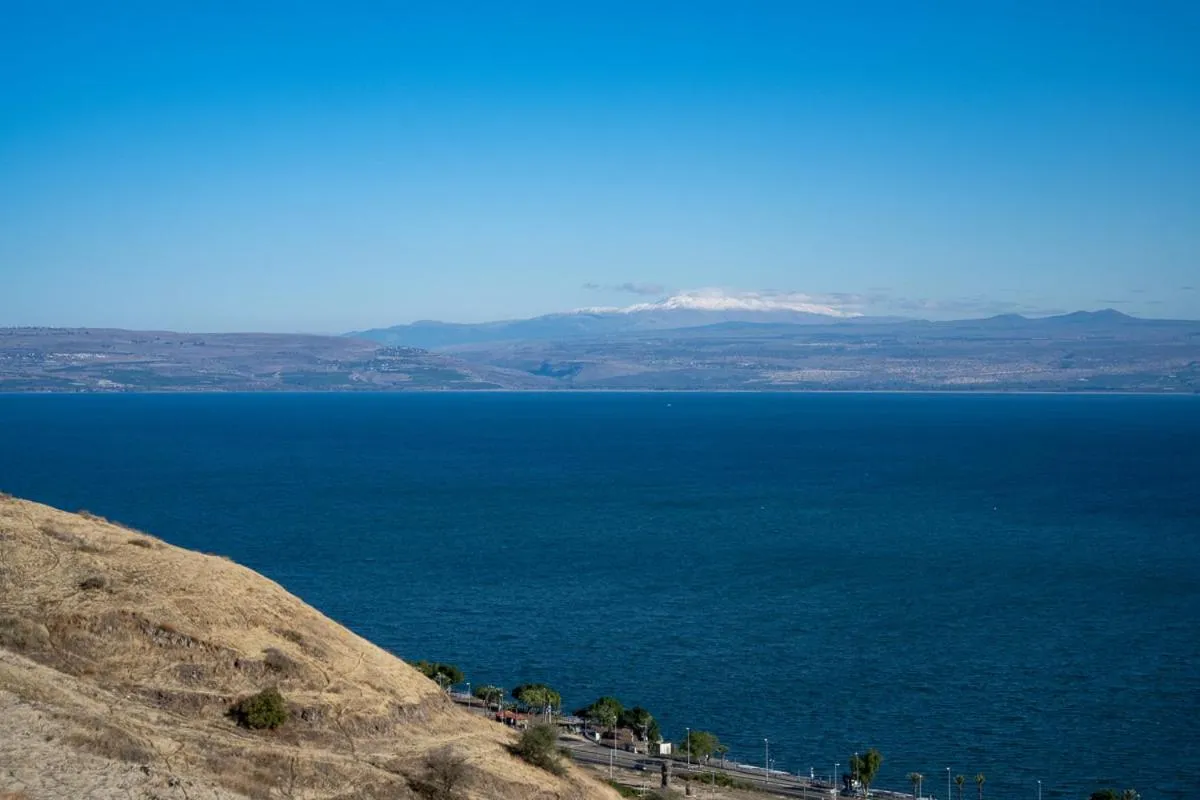 Lake view in Jacob Ohalo Kinneret