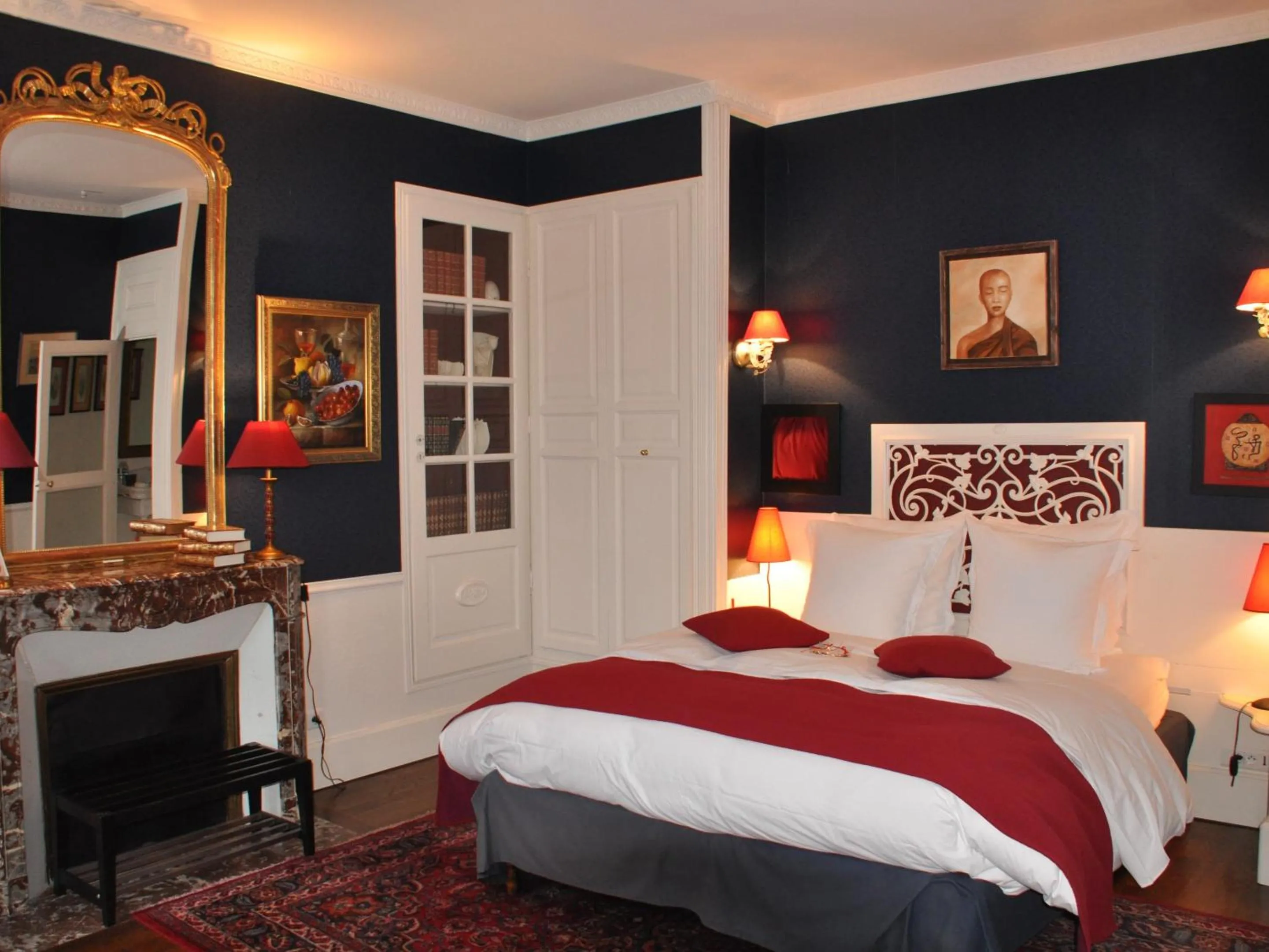 Bedroom in Le Prieuré Saint Agnan