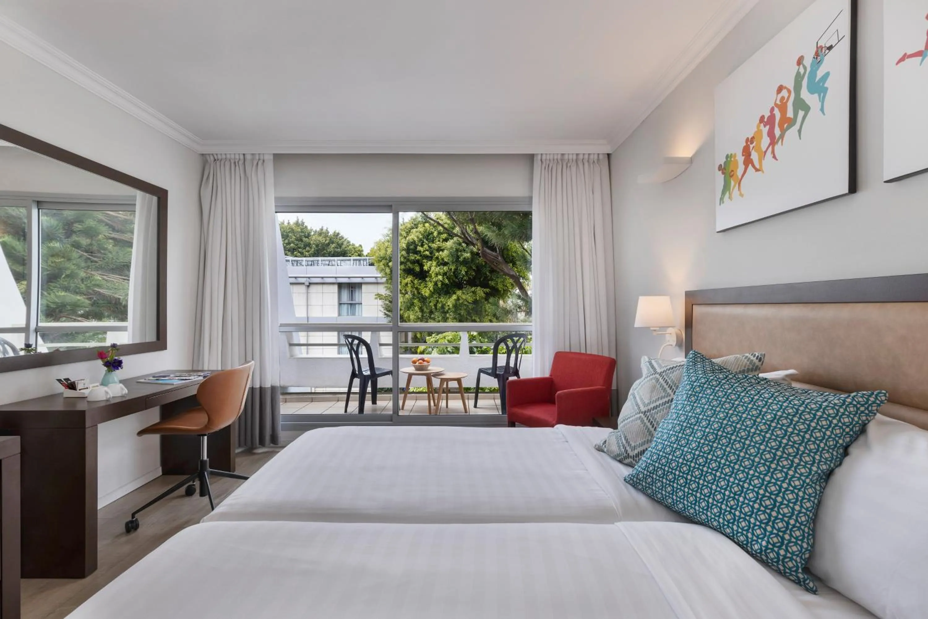 Bed in Kfar Maccabiah Business & Sport Hotel