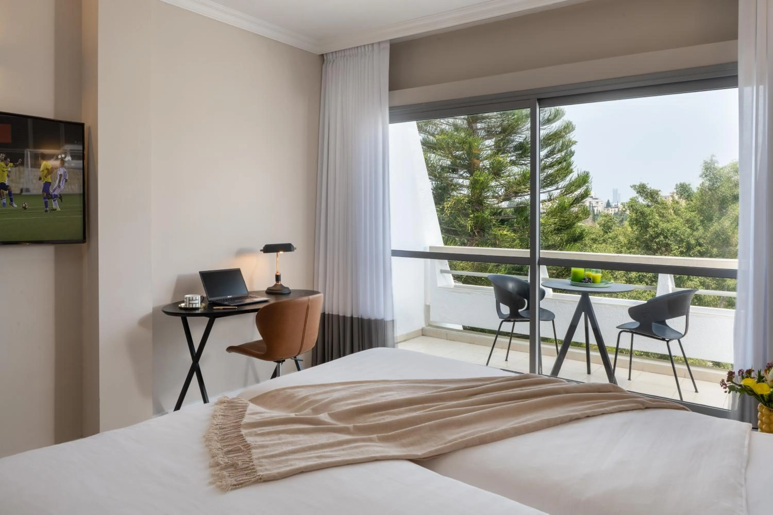 Photo of the whole room, Bed in Kfar Maccabiah Business & Sport Hotel