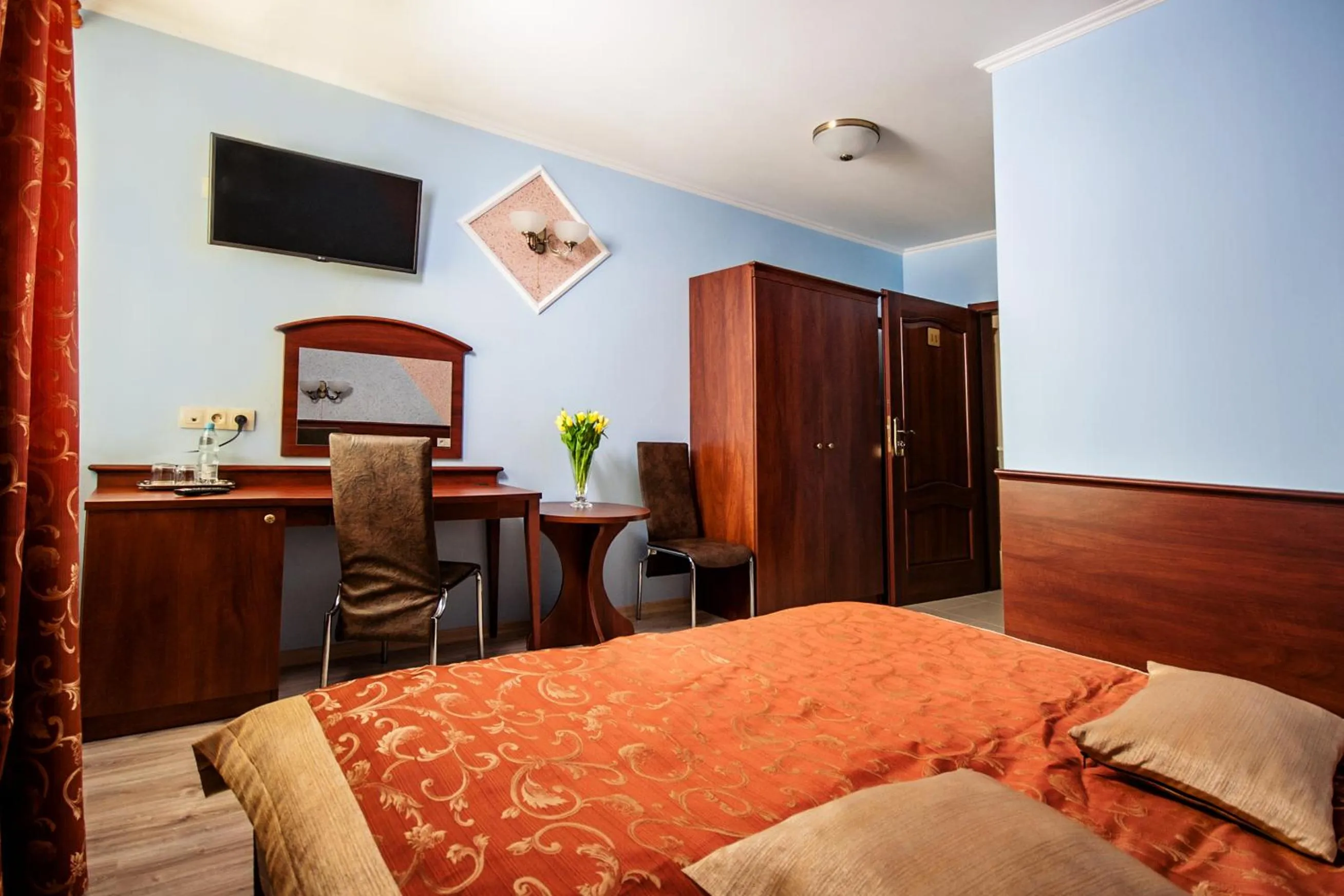 Decorative detail, Bed in Hotel Irys