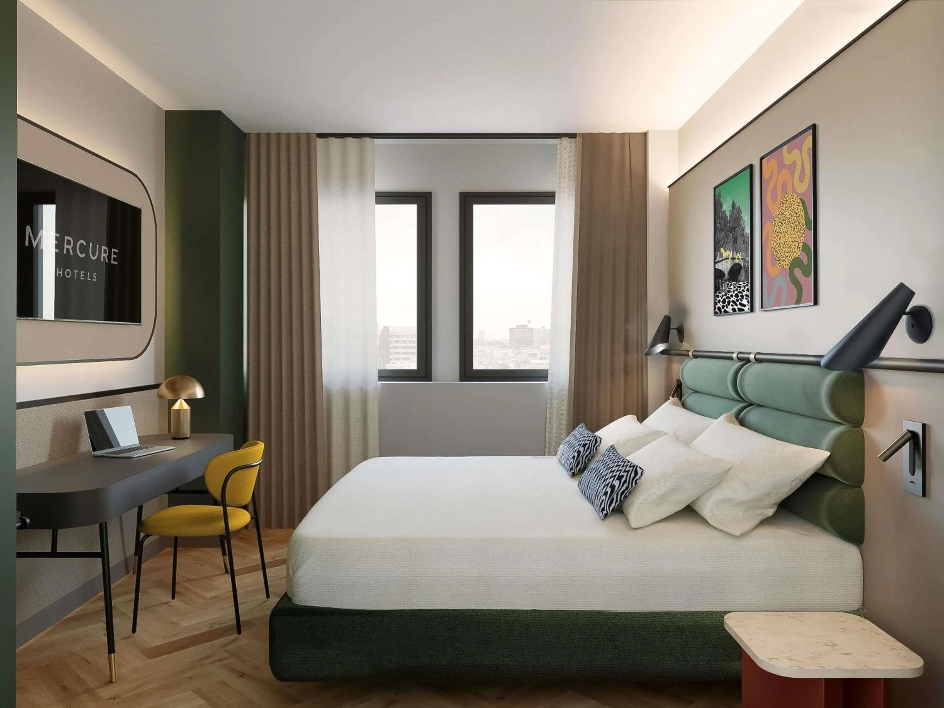 Bedroom, Bed in Mercure Milano Agrate Brianza