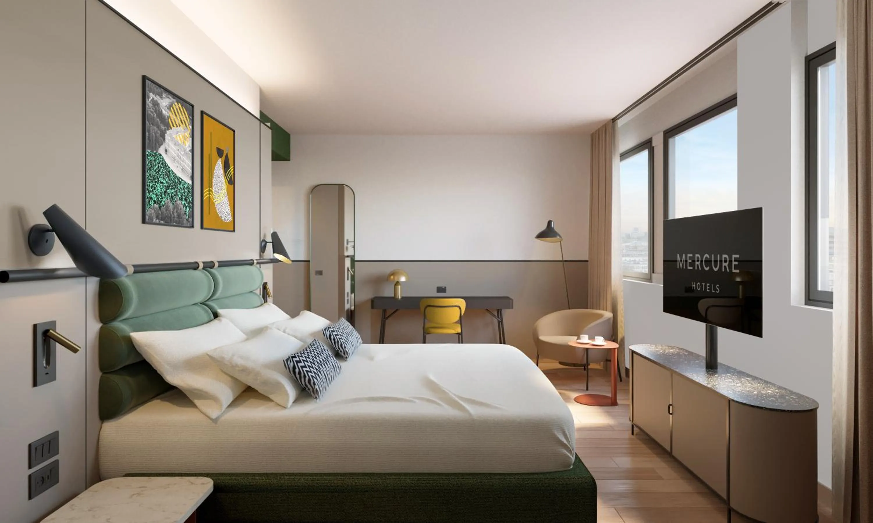 Photo of the whole room, Bed in Mercure Milano Agrate Brianza