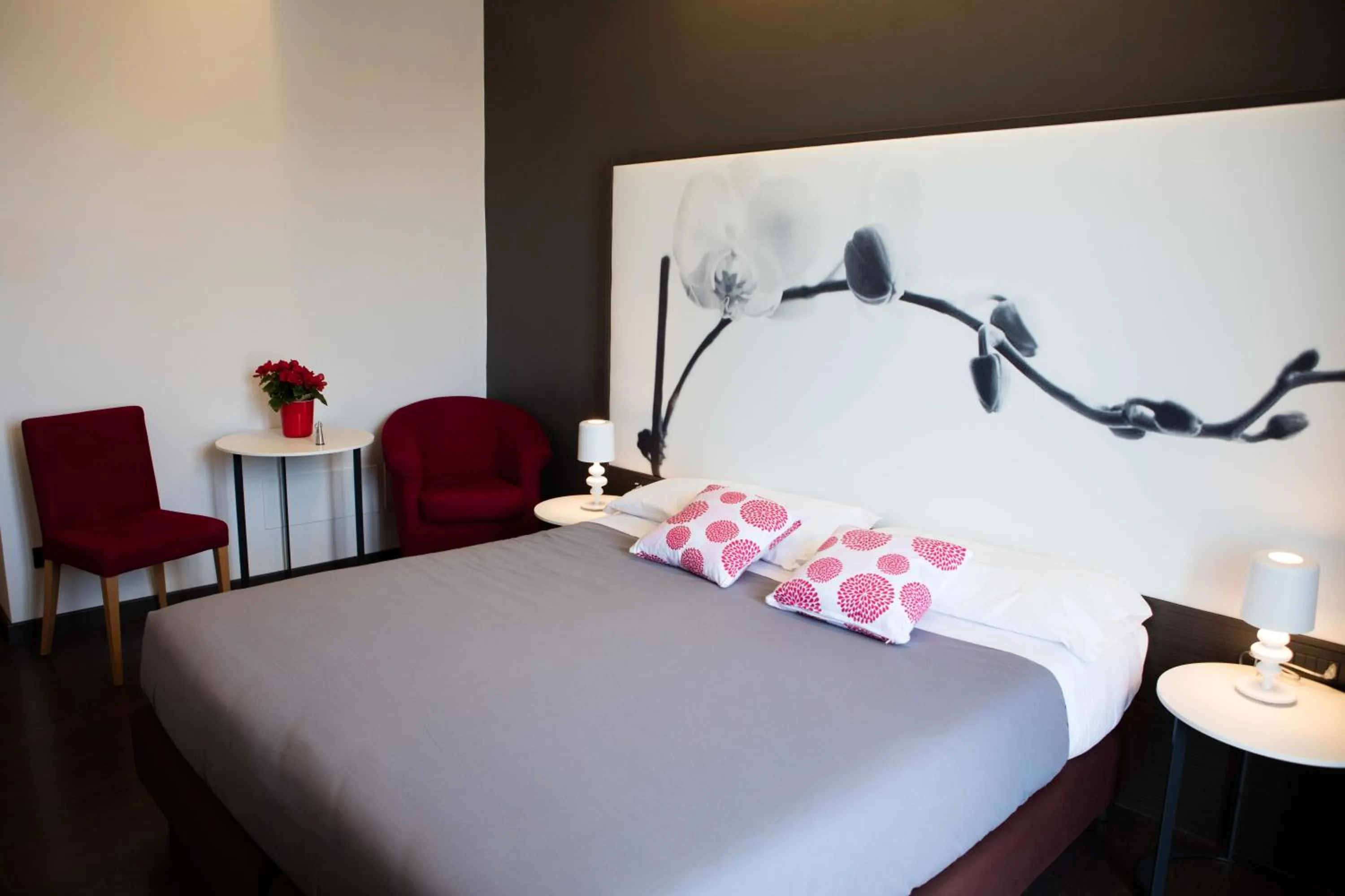 Bed in Hotel Vittorio