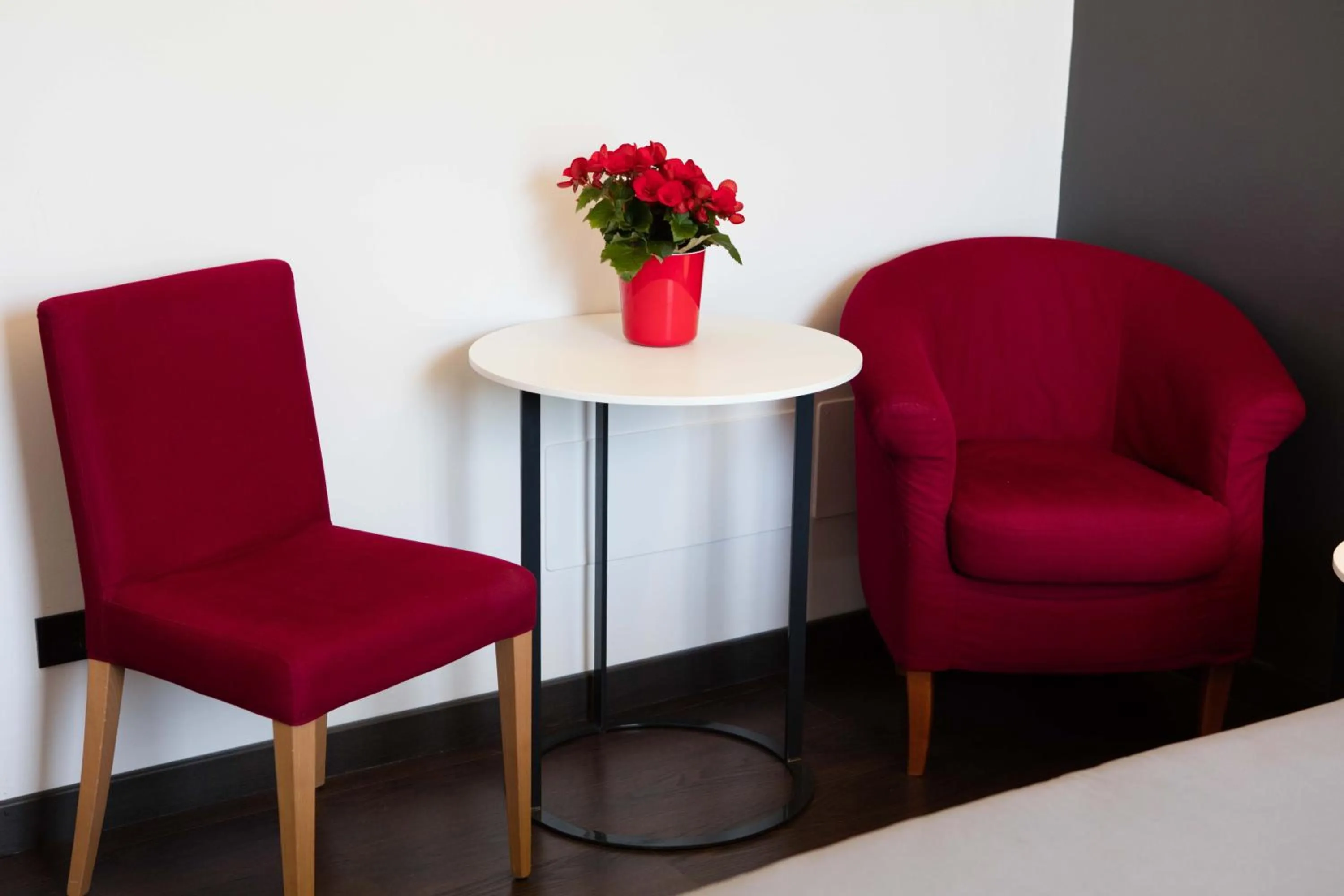 Seating area in Hotel Vittorio