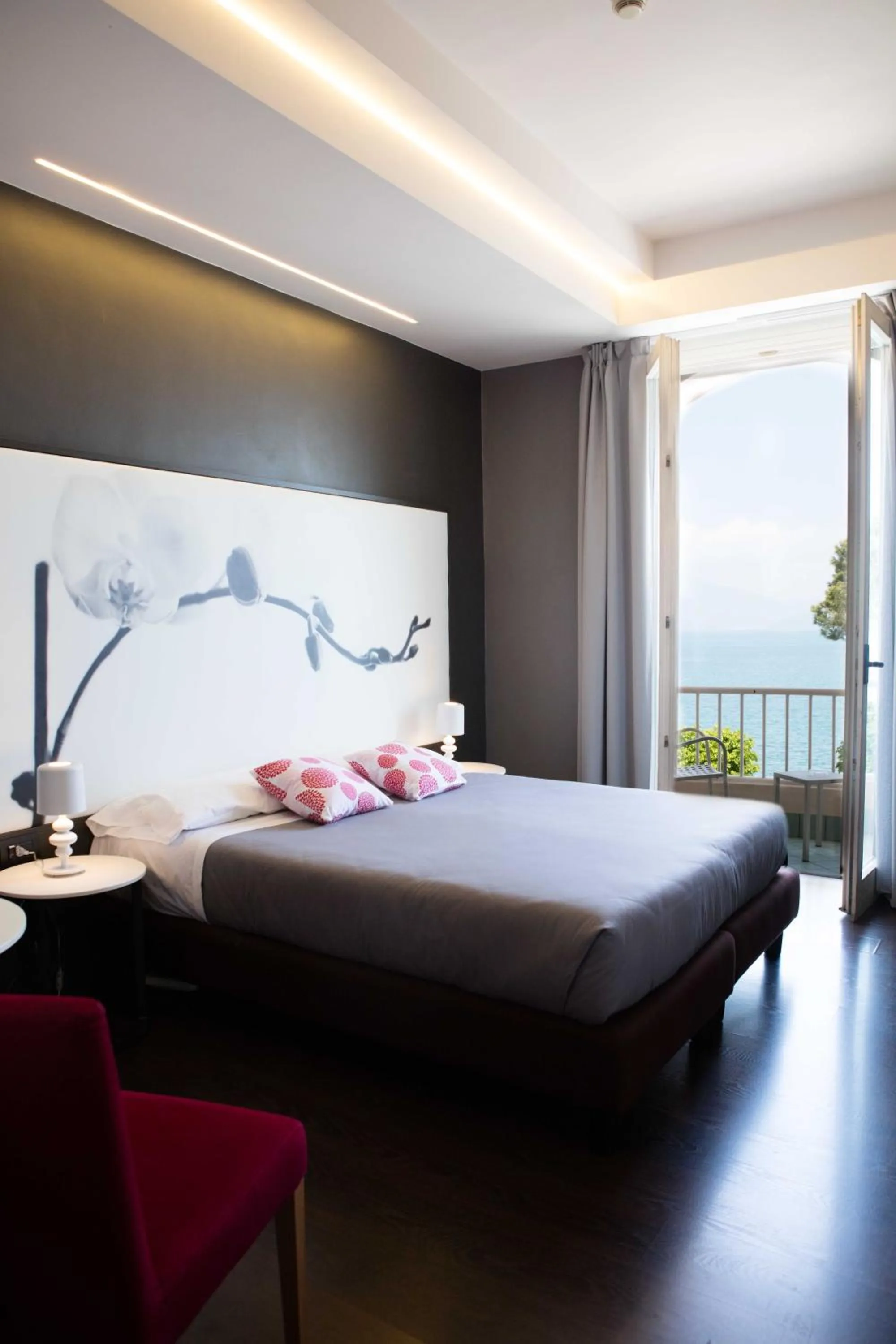 Bed in Hotel Vittorio