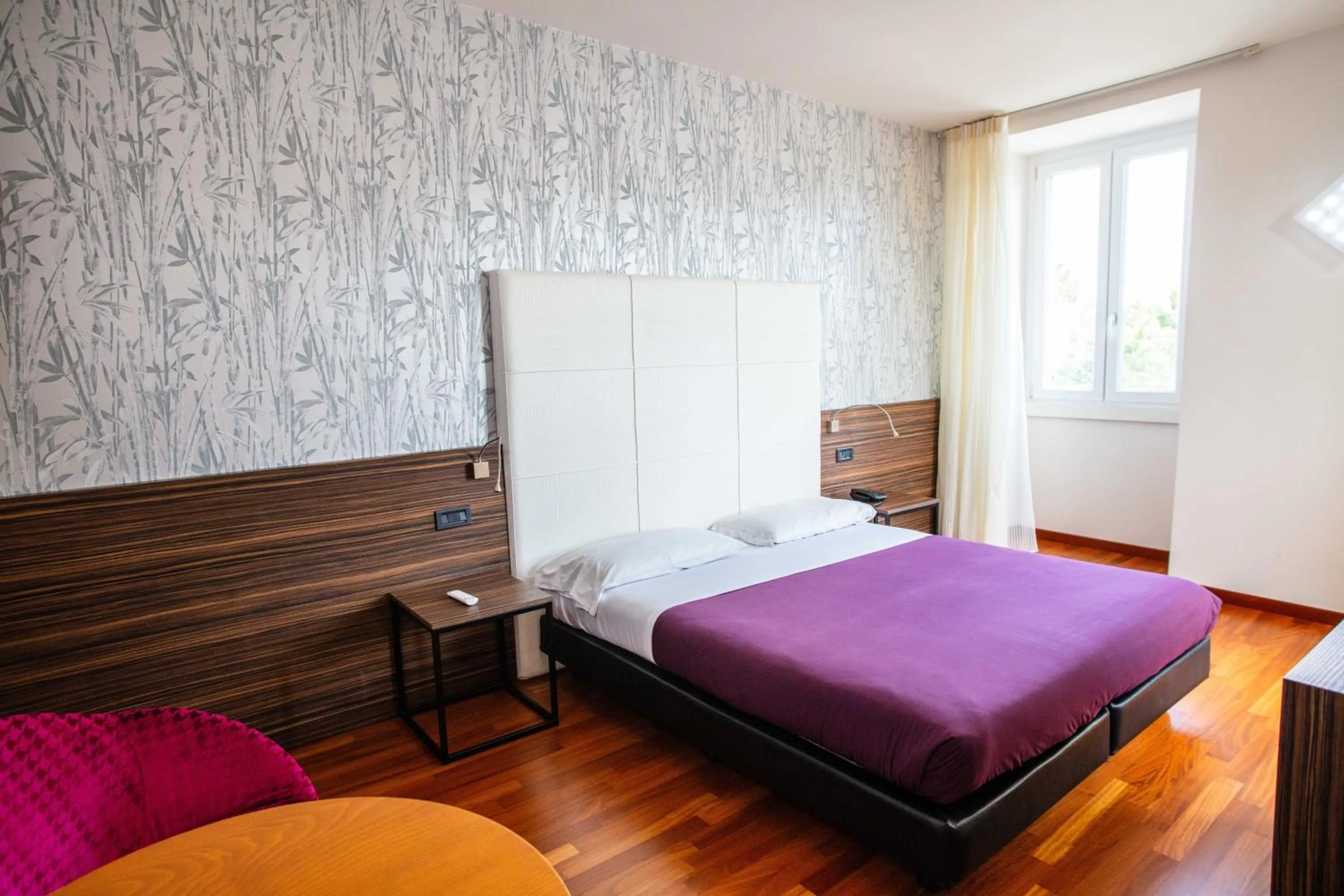 Bed in Hotel Vittorio