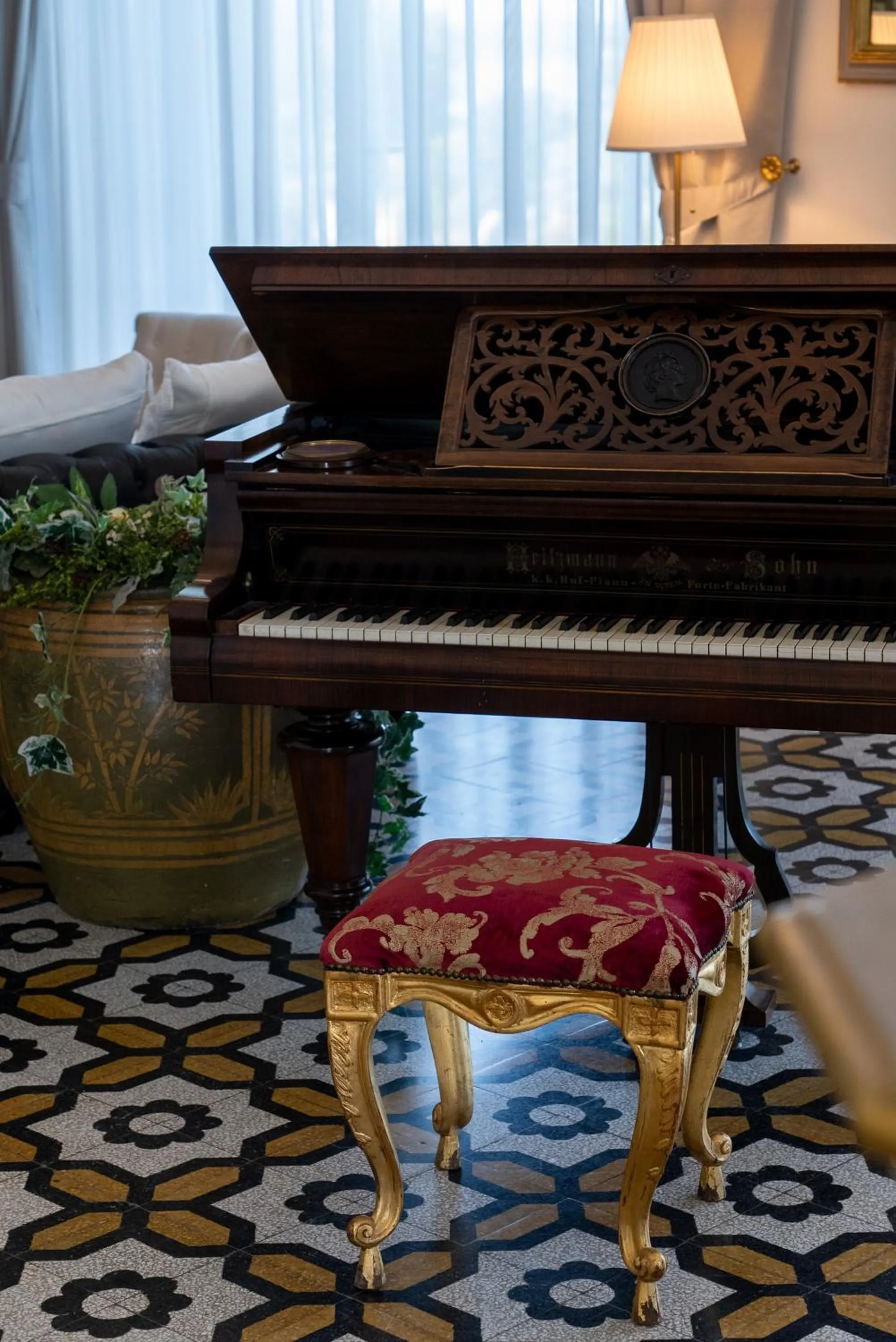 Living room in Hotel Villa Borghi