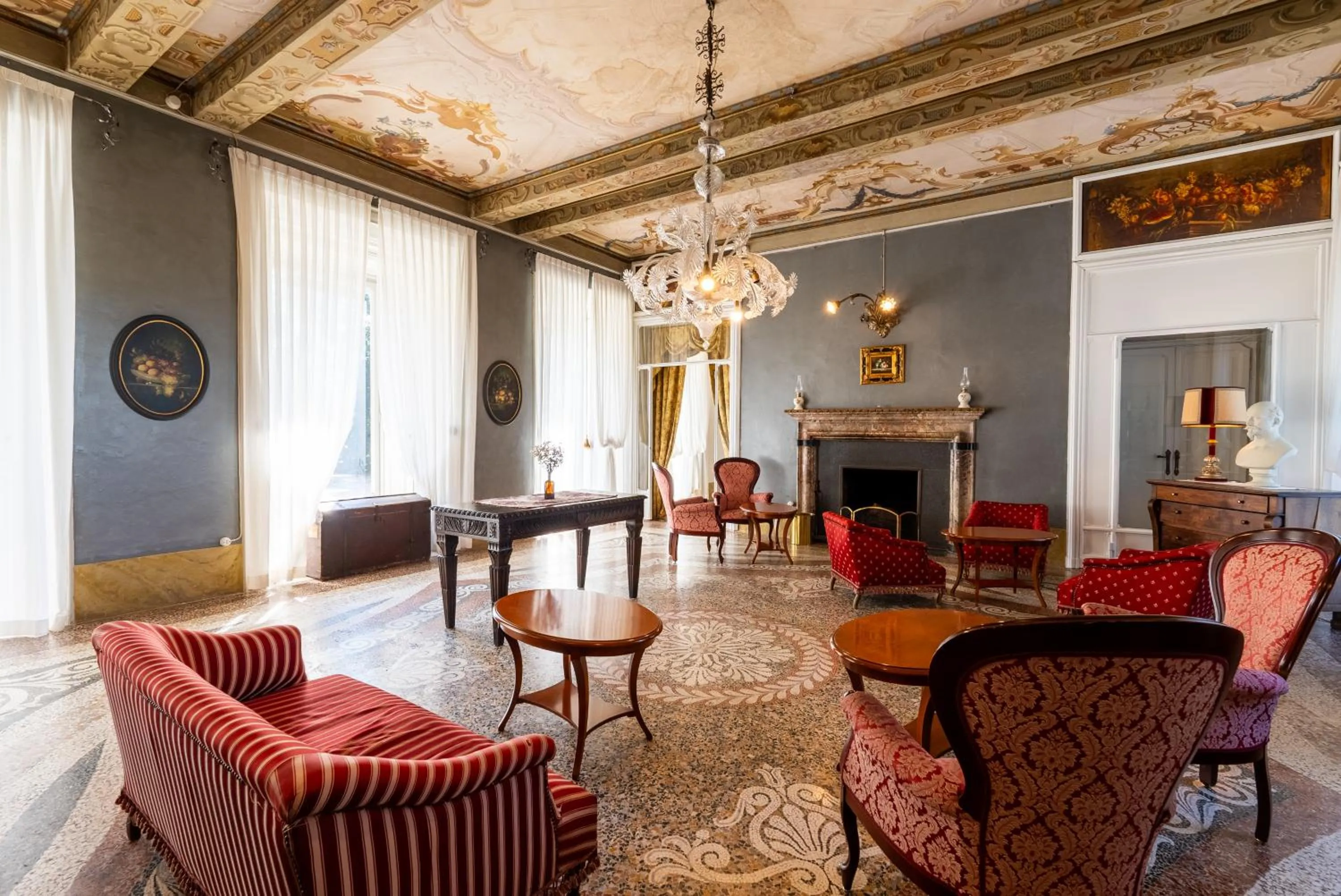 Living room in Hotel Villa Borghi